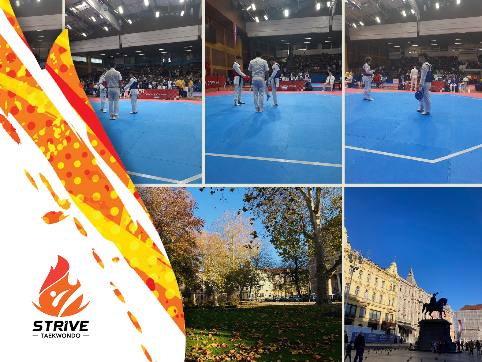 Strive Taekwondo Athletes take on Zagreb: A bold step forward