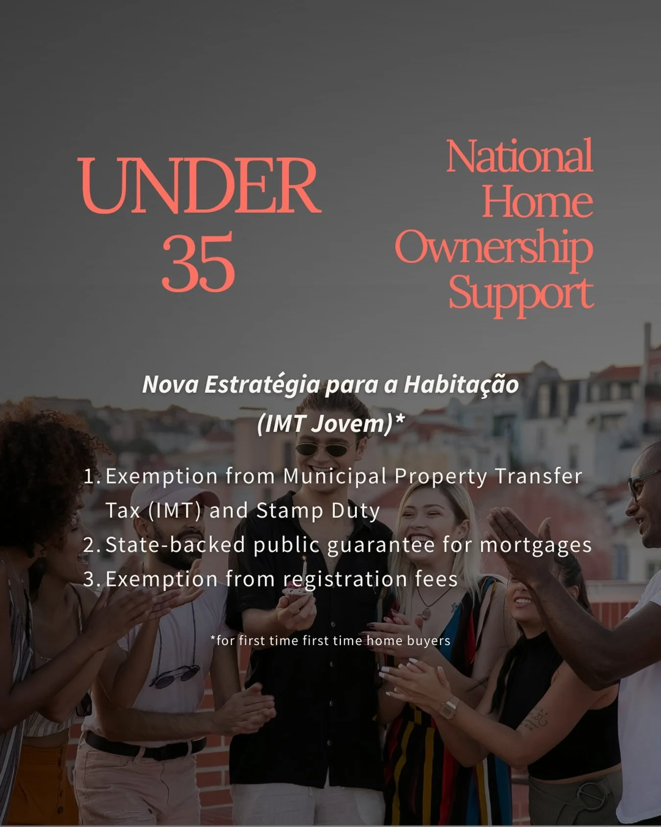 More access. Less friction. A step in the right direction.

Portugal&rsquo;s housing strategy is beginning to deliver meaningful results, especially for first-time buyers under 35.

As part of the broader Construir Portugal policy framework, the gove