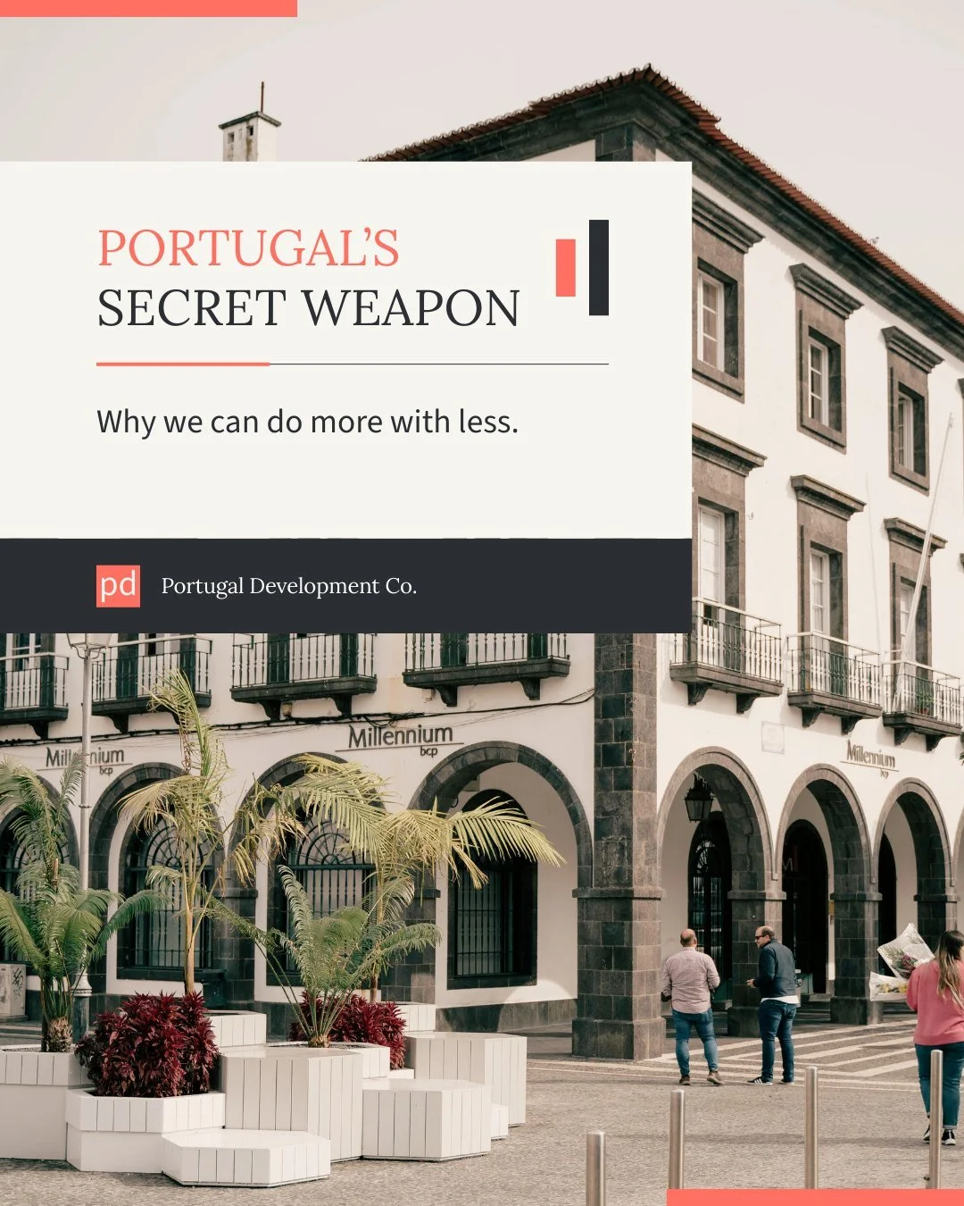 Most of the world treats construction lending like high-risk gambling. Portugal helps you do more with less.

If you&rsquo;ve financed construction in the US or UK, you know the trade-off: either pay &ldquo;radioactive&rdquo; rates (8% to 10%+) for l