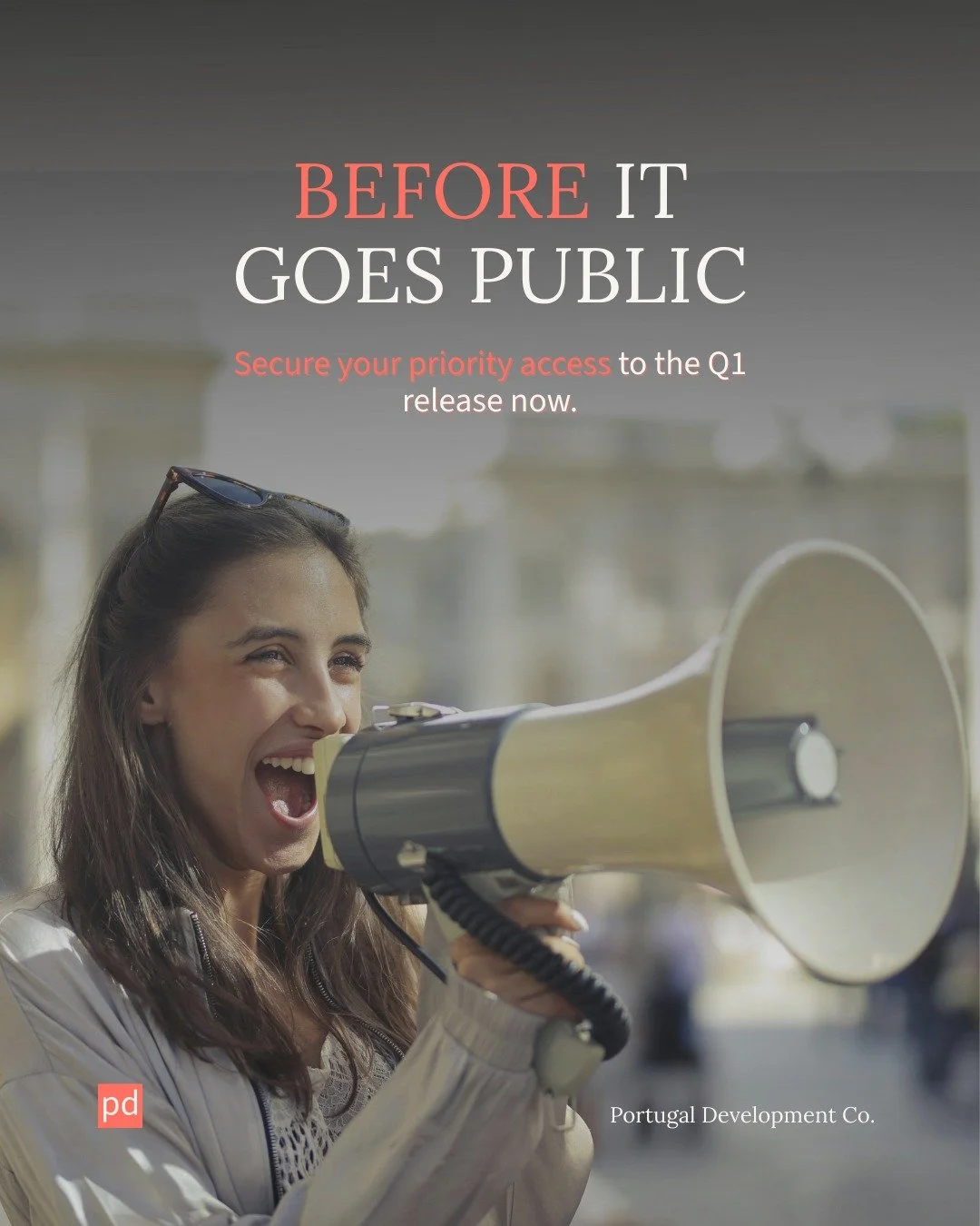 We are officially opening the priority list for Phase I presales in Portim&atilde;o. 🇵🇹

This isn&rsquo;t just a &ldquo;sign up and wait&rdquo; list. It&rsquo;s a strategic advantage. It&rsquo;s early access to the exact data you need to make a rea