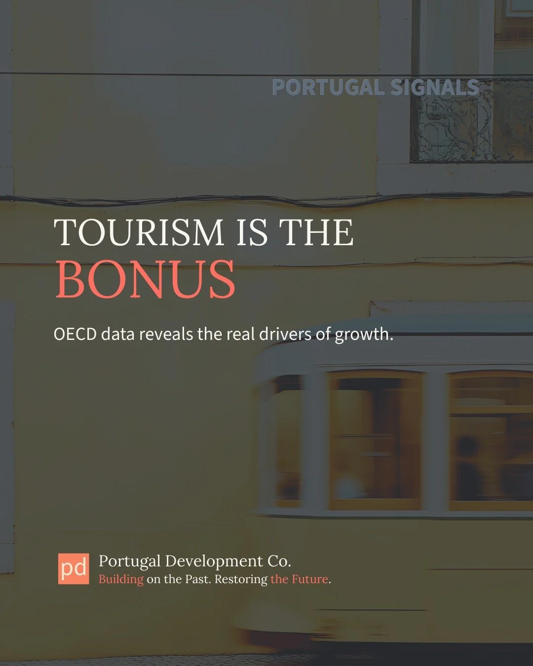 It&rsquo;s easy to look at Portugal and only see a hospitality engine. But the real story is resilience. 🇵🇹

In our latest #PortugalSignals update, we look past the airport arrival numbers to the fundamental health of the market. The OECD - OCDE's 