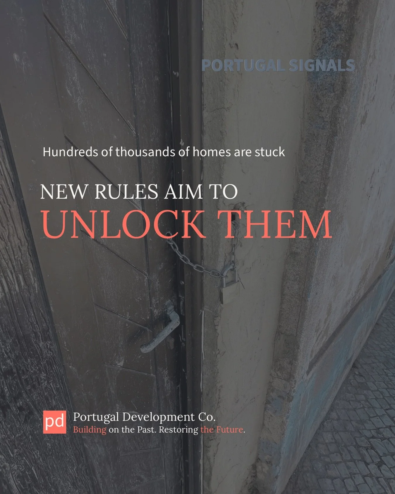 ~700K homes in Portugal are uninhabited or uninhabitable. The Portuguese government is taking meaningful steps to change this.

A portion of these properties are held in shared ownership, where multiple heirs are unable to reach agreement and decisio