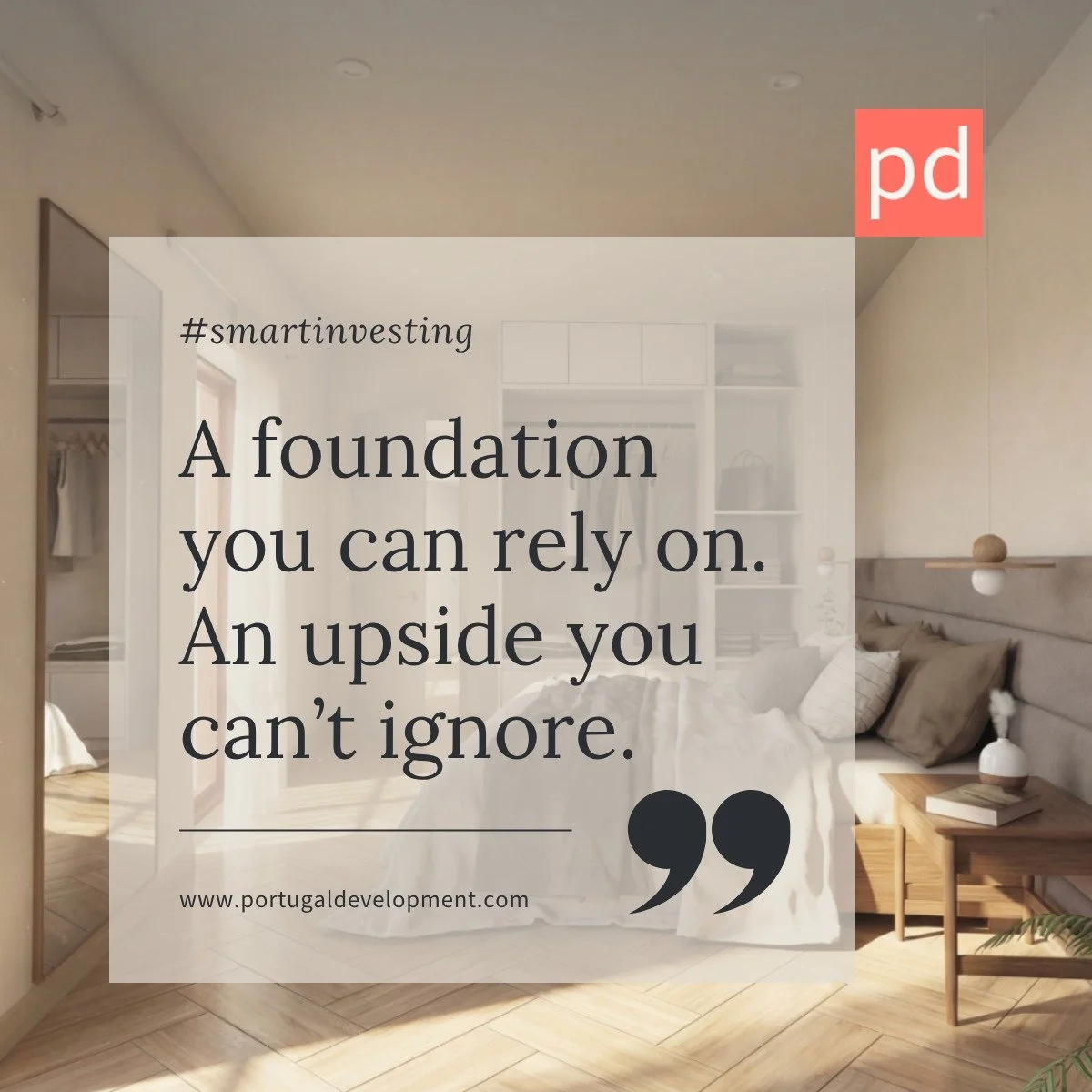 Building on Phase I&rsquo;s early progress, Portugal Development Co. is now opening participation in Phase II.

In collaboration with an experienced real estate investment firm, the platform we are now launching has been structured and underwritten t