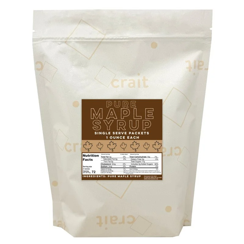 Maple Syrup Single-Serve Packets