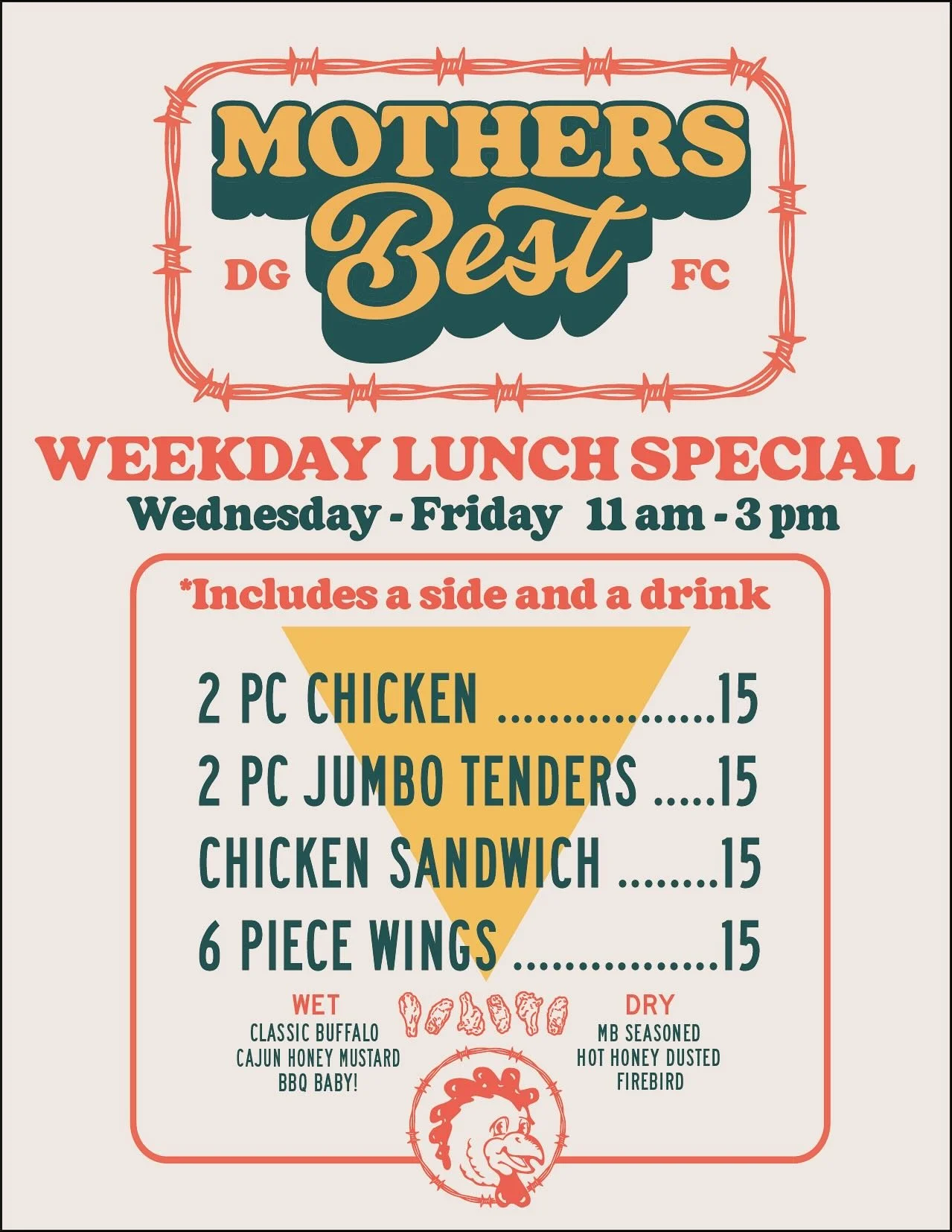 Don&rsquo;t go walkin round hangry! Juror&rsquo;s special lunch jams drop at $15 each and every day. 
*Jury duty not required to obtain said lunch special. 
.
#dgfc #decaturisgreater #whenyoure15andsomebodytellsyoutheyloveyouyouregonnabelievethem #ta