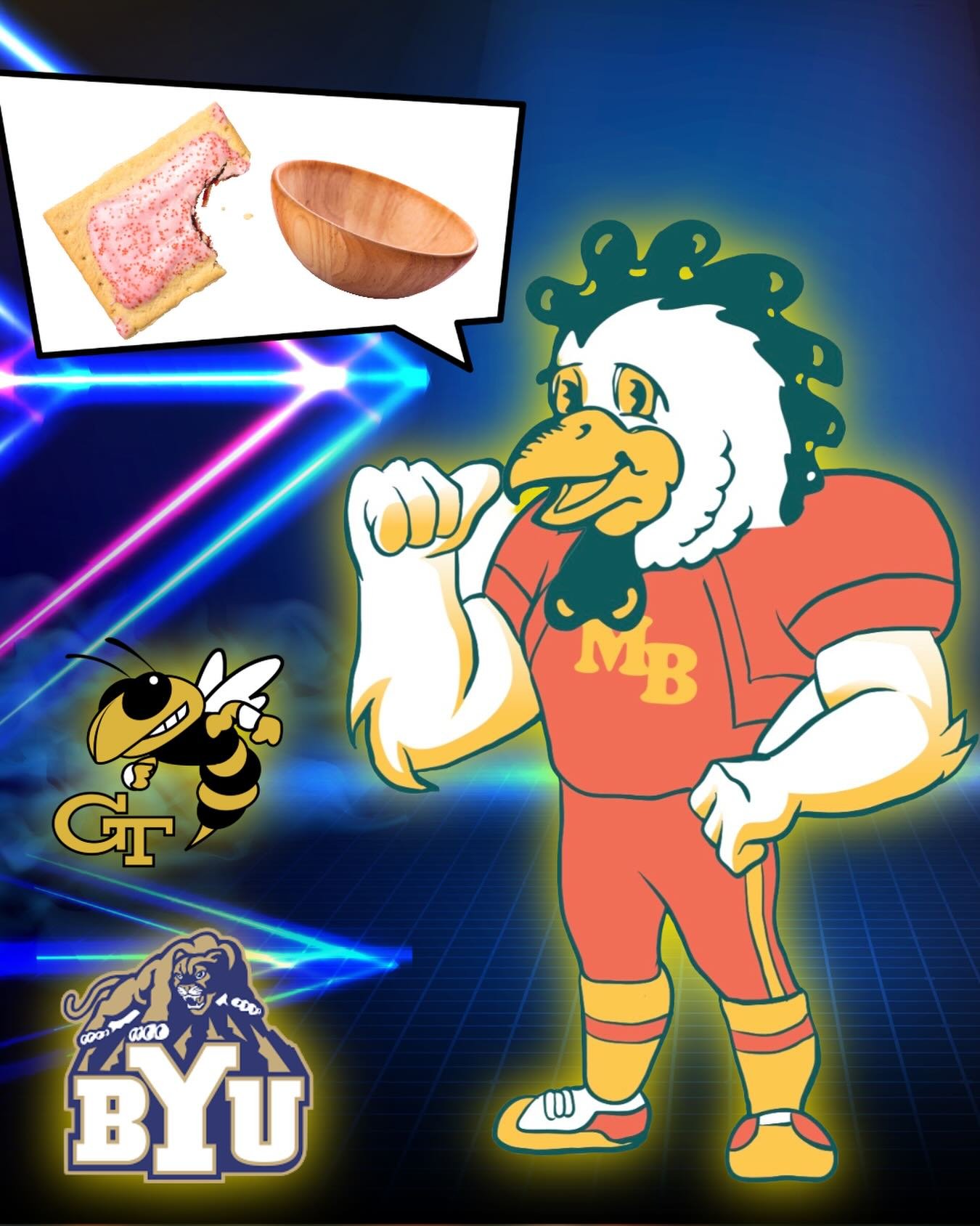 Don&rsquo;t forget to order those buckets Saturday as @georgiatechfb and @byufootball clash in the illustrious @poptartsbowl! Winner gets a life time supply of Pop Tarts (probably)! We&rsquo;re for you the rest of the holiday weekend starting at 11am