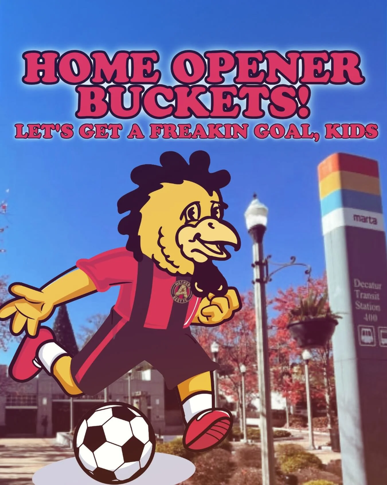 VAMOS ATL! @atlutd Saturday home opener at the Benz means pre-game buckets and beers before jumping on @martatransit west bound. Let&rsquo;s get our first goal of the season after your fourth piece of #DGFC!
.
#decaturisgreater #takemartaitssmarta #s