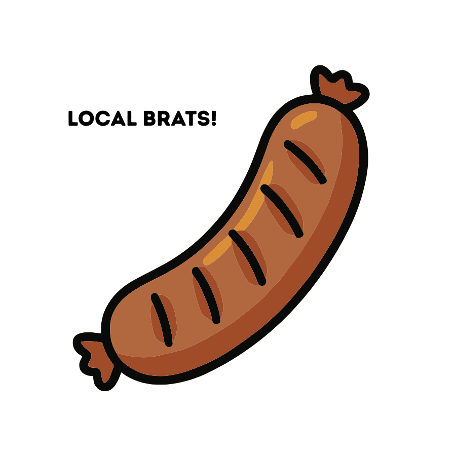 Bratwurst (Apple Cranberry or Regular)
