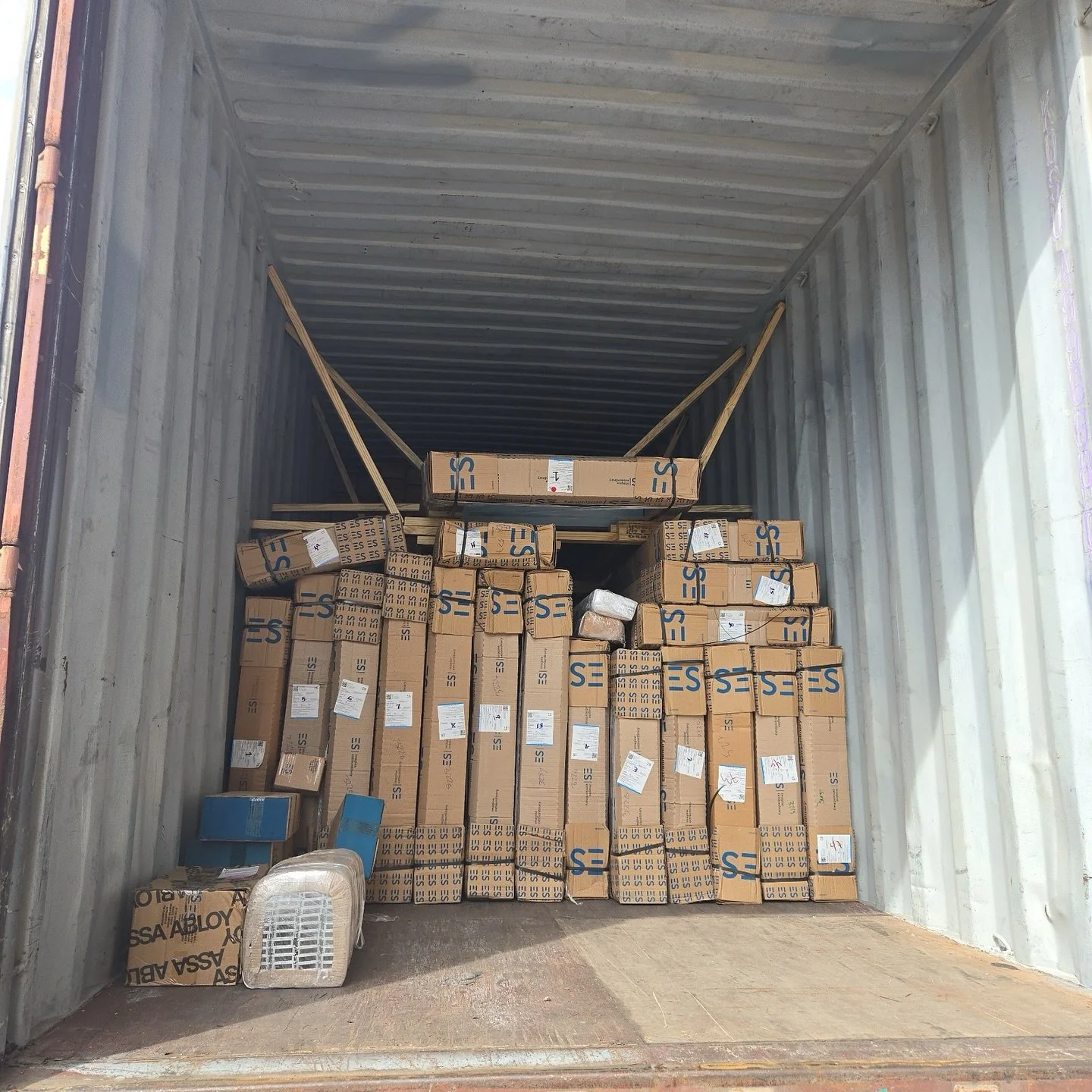 We love container days! 🚚✨

There&rsquo;s nothing better than seeing our products arrive on site &mdash; it means installation is about to begin and we&rsquo;re one step closer to project completion.

This container is filled with beautiful products