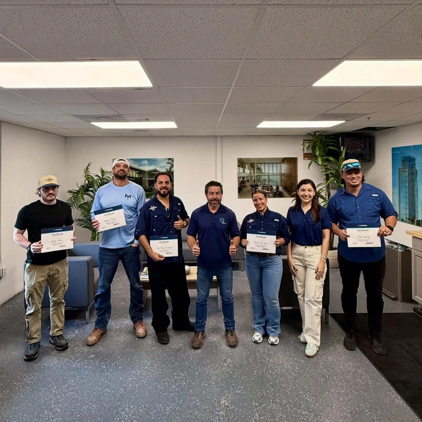 All American Windows and Doors is honored to be the first client to participate in the launch of ES Academy &ndash; Elite Line Product Training. We were one of the first @eswindows_ customers in the U.S., and this week our North Team officially becam