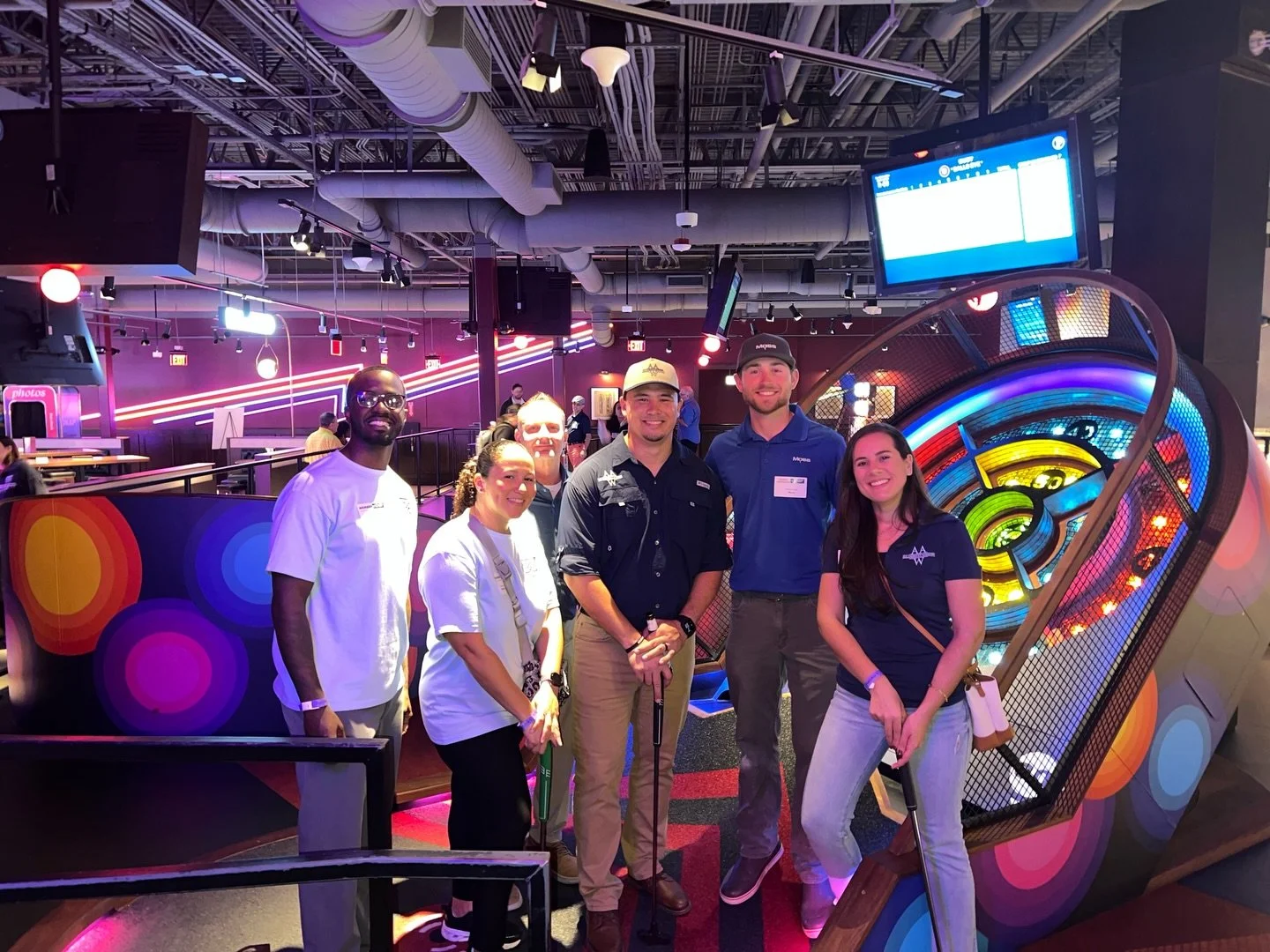 What a blast at the Puttshack Indoor Mini-Golf Social! ⛳🎉

@bnbmetals and @allamericanwindows were proud sponsors alongside @mossconstruction , and it was an awesome night all around.

Huge thank you to @casf_community for putting together such a fu