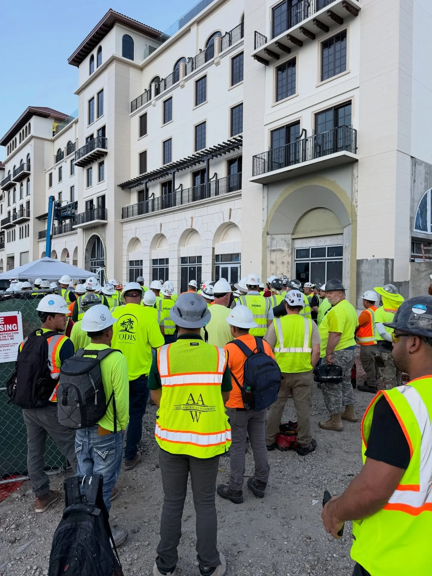 Kicking off Construction Safety Week with a Safety Stand Down at Nora Hotel alongside @mossconstruction and Frontline.

Prioritizing safety, strengthening our teams, and setting the tone for a strong week ahead. 💪🦺

#safetyfirst #allamericanwindows