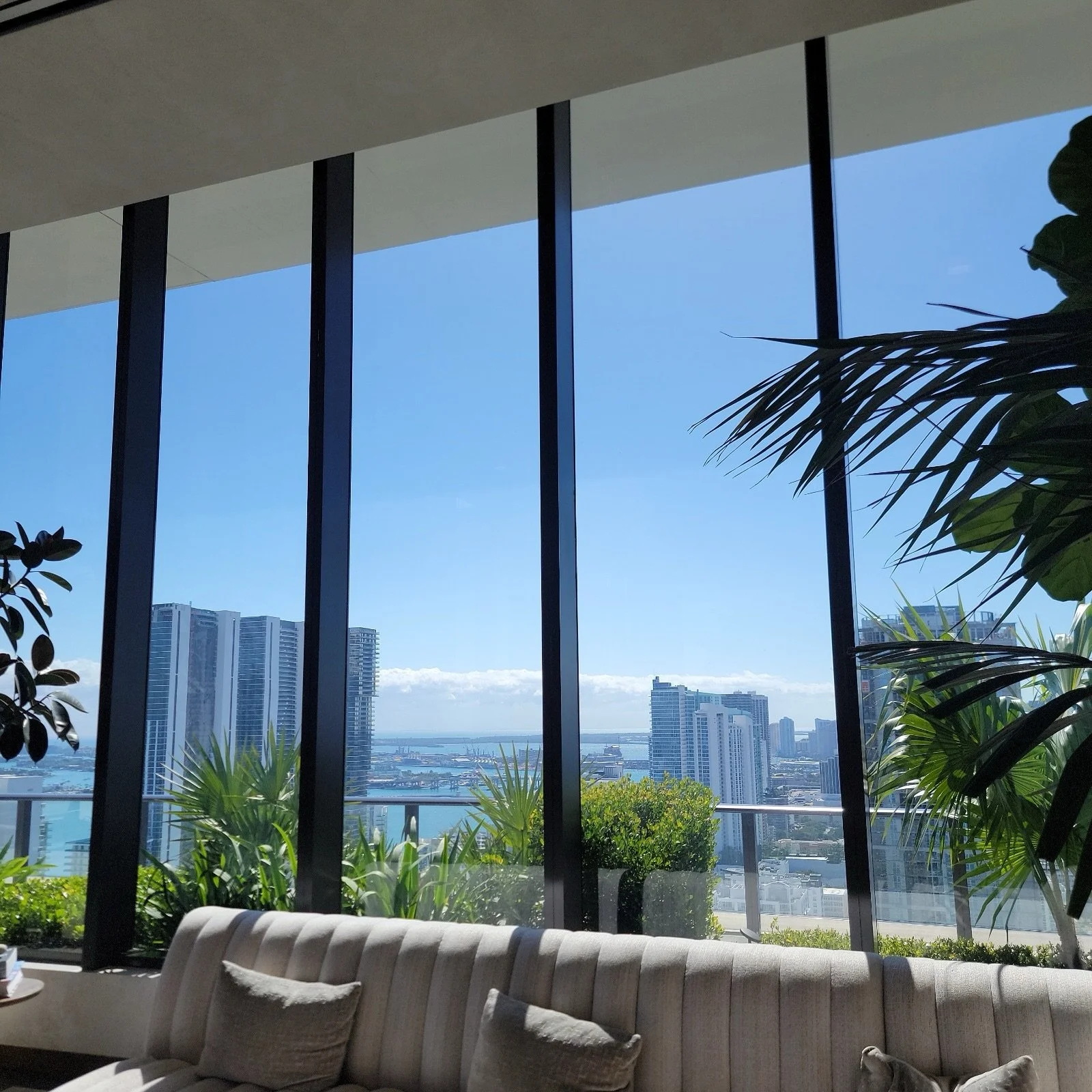 We usually admire our work from the outside, but the views from the inside are just as impressive.

Beautiful interior views from Project NEMA, also known as Forma Miami, in Edgewater near Wynwood. All American Windows and Doors is proud to have cont