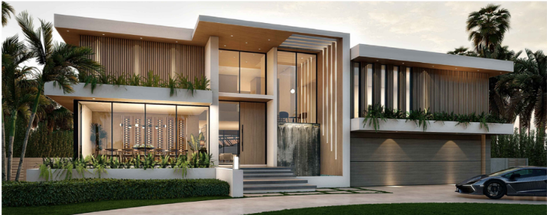 Render of new project with hurricane resistant windows in Fort Lauderdale