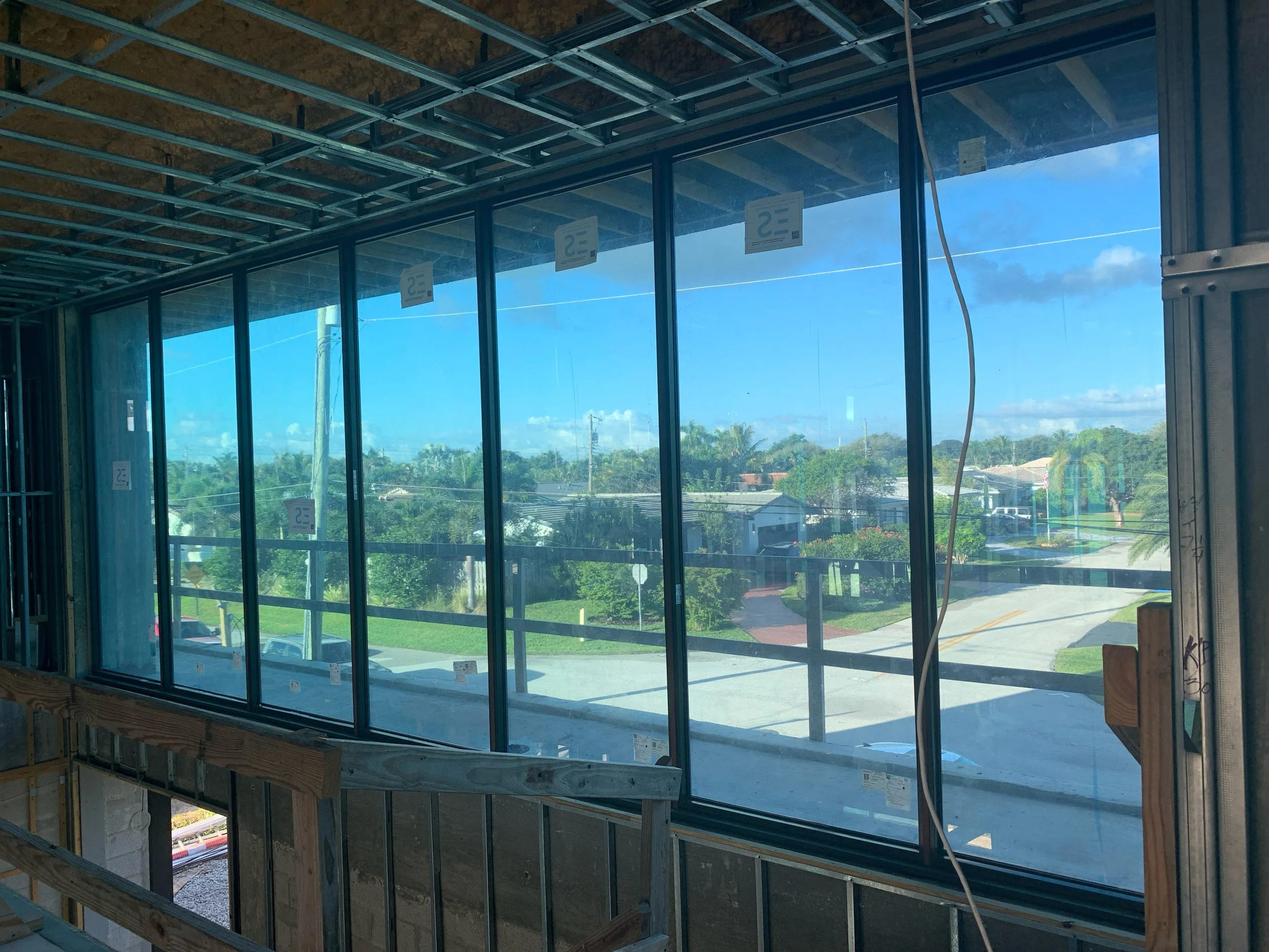 Hurricane resistant Storefront Installation in Miami