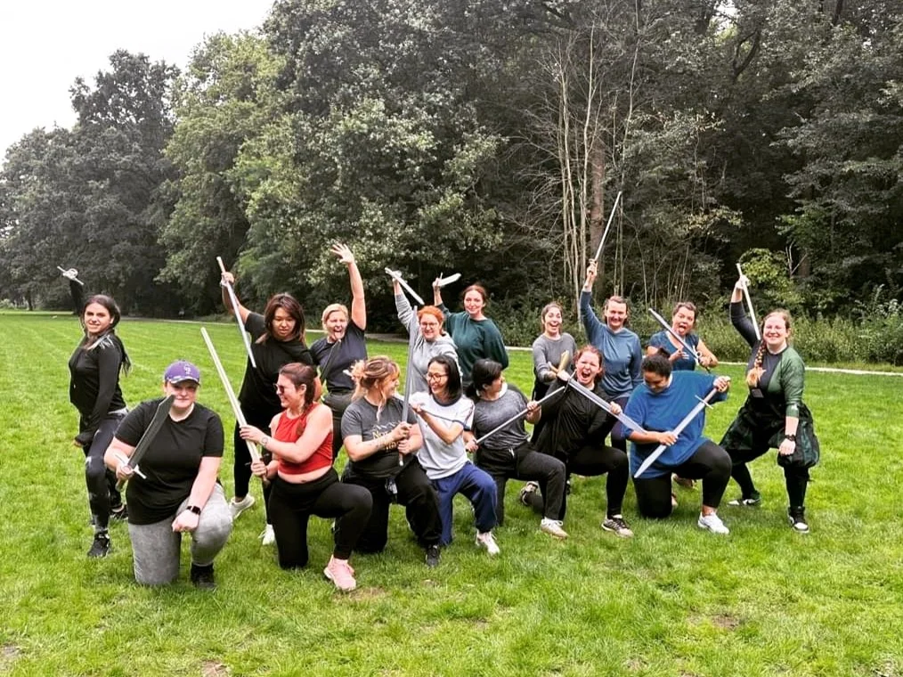 Swordfighting club in Riswijk showing Messers
