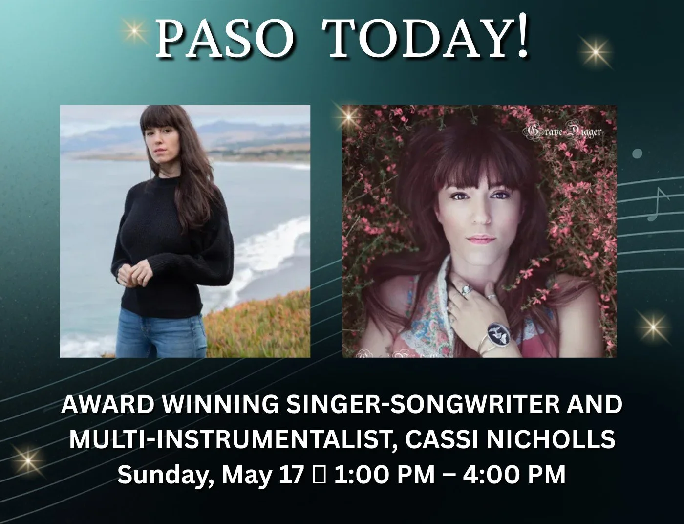 Award winning singer-songwriter and multi-instrumentalist, Cassi Nicholls disarms audiences with an honest, sincere delivery of her dark and dreamy indie style. Enchanting, powerful, and vulnerable, her clear-toned voice lures her listeners into her 