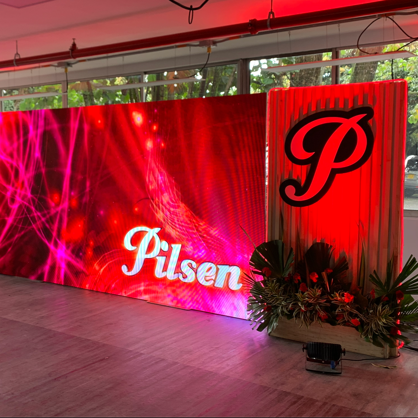 evento corporativo para bavaria en feria de flores