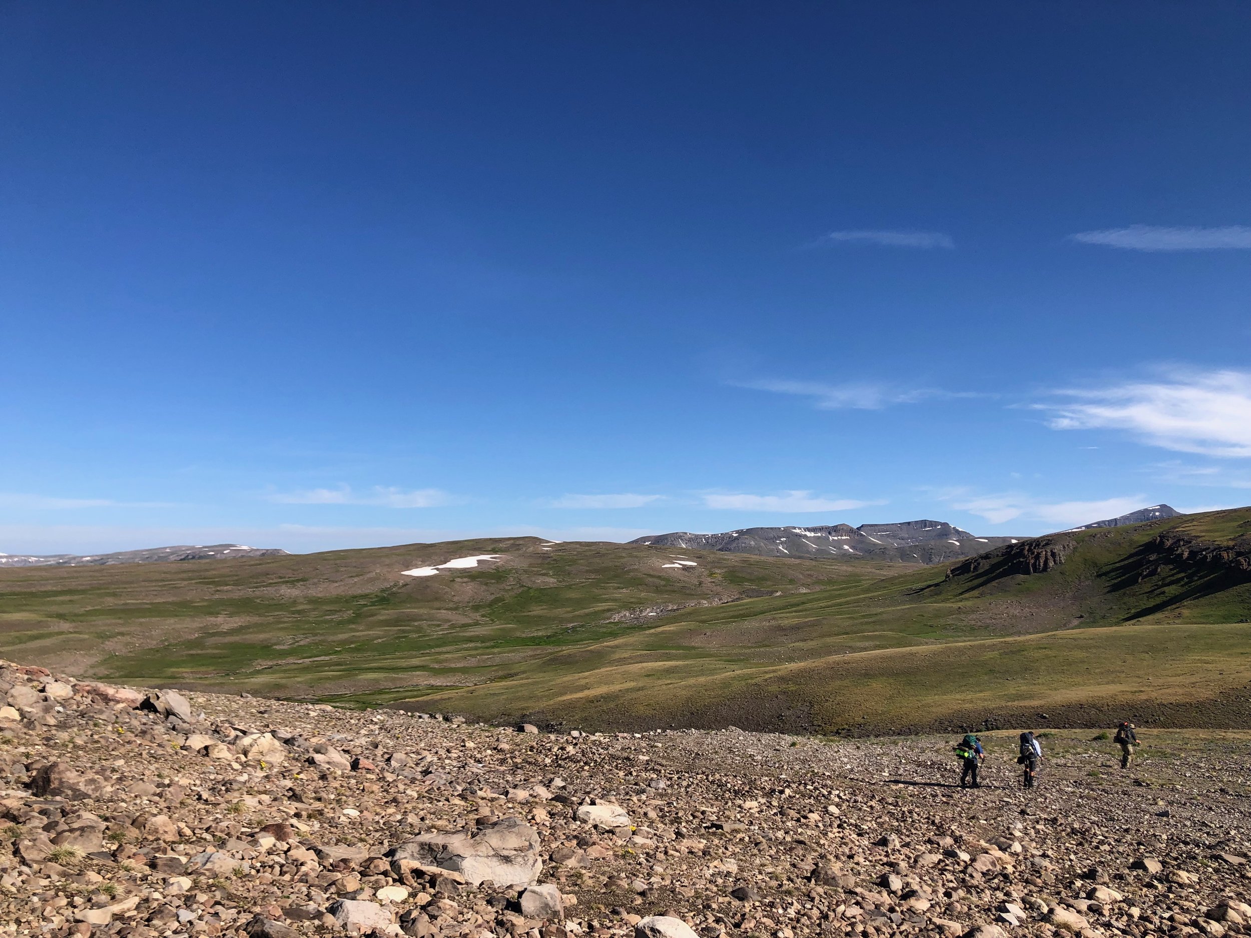 Crossing a plateau