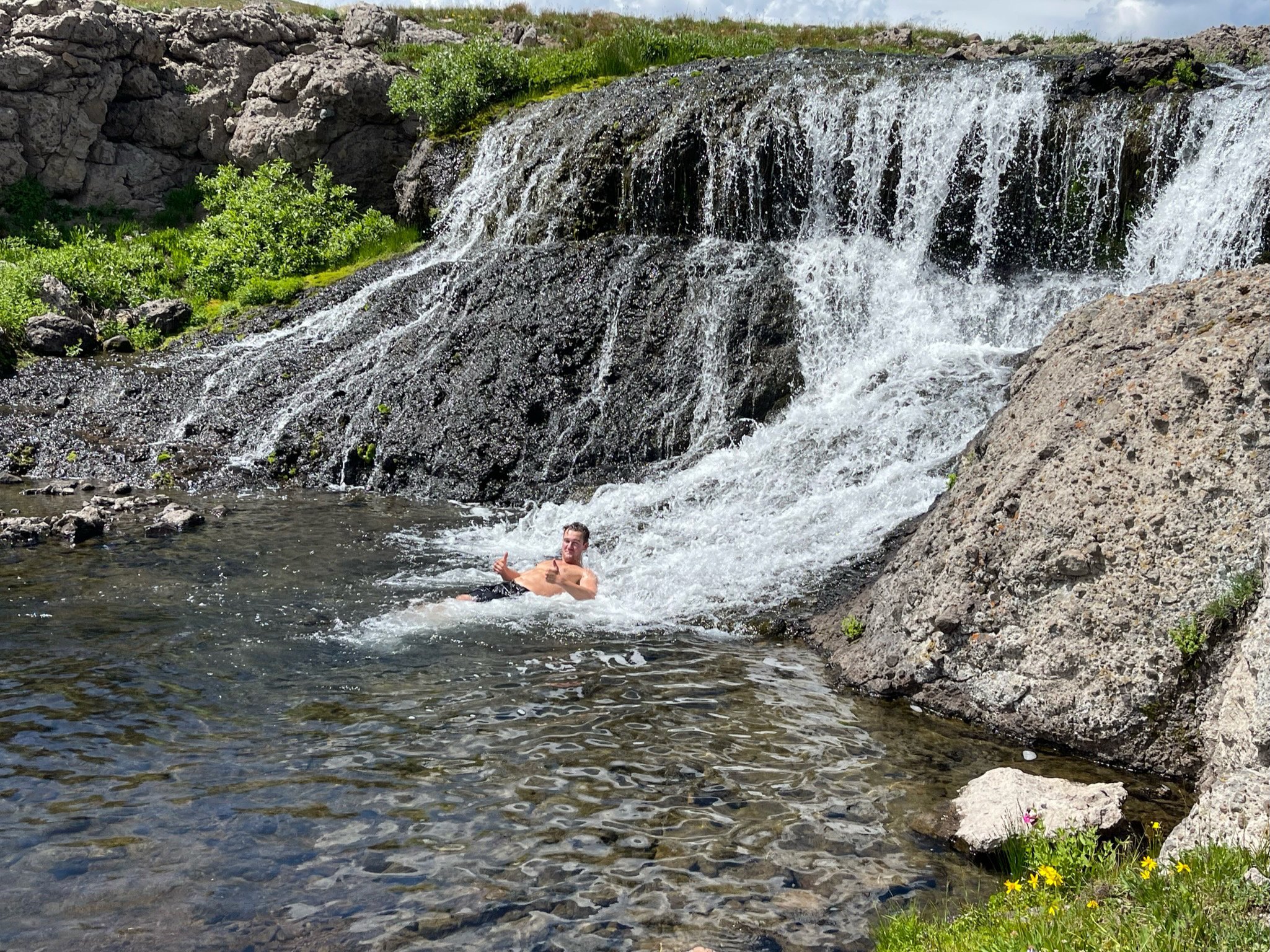 Nature's shower