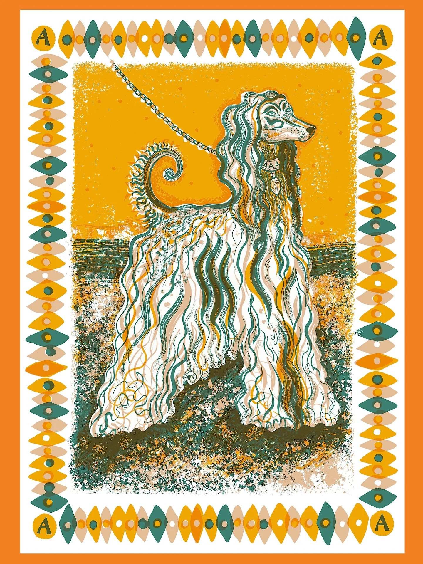 Christmas market stock taking shape in the print room this week 🎄🎄🎄🎄 #dogillustration #dogsofinstagram #screenprint #dogstagram #print  #illustration #printstudio #design #screenprintinglife #afghanhoundsofinstagram #afghanhound #handdrawnart