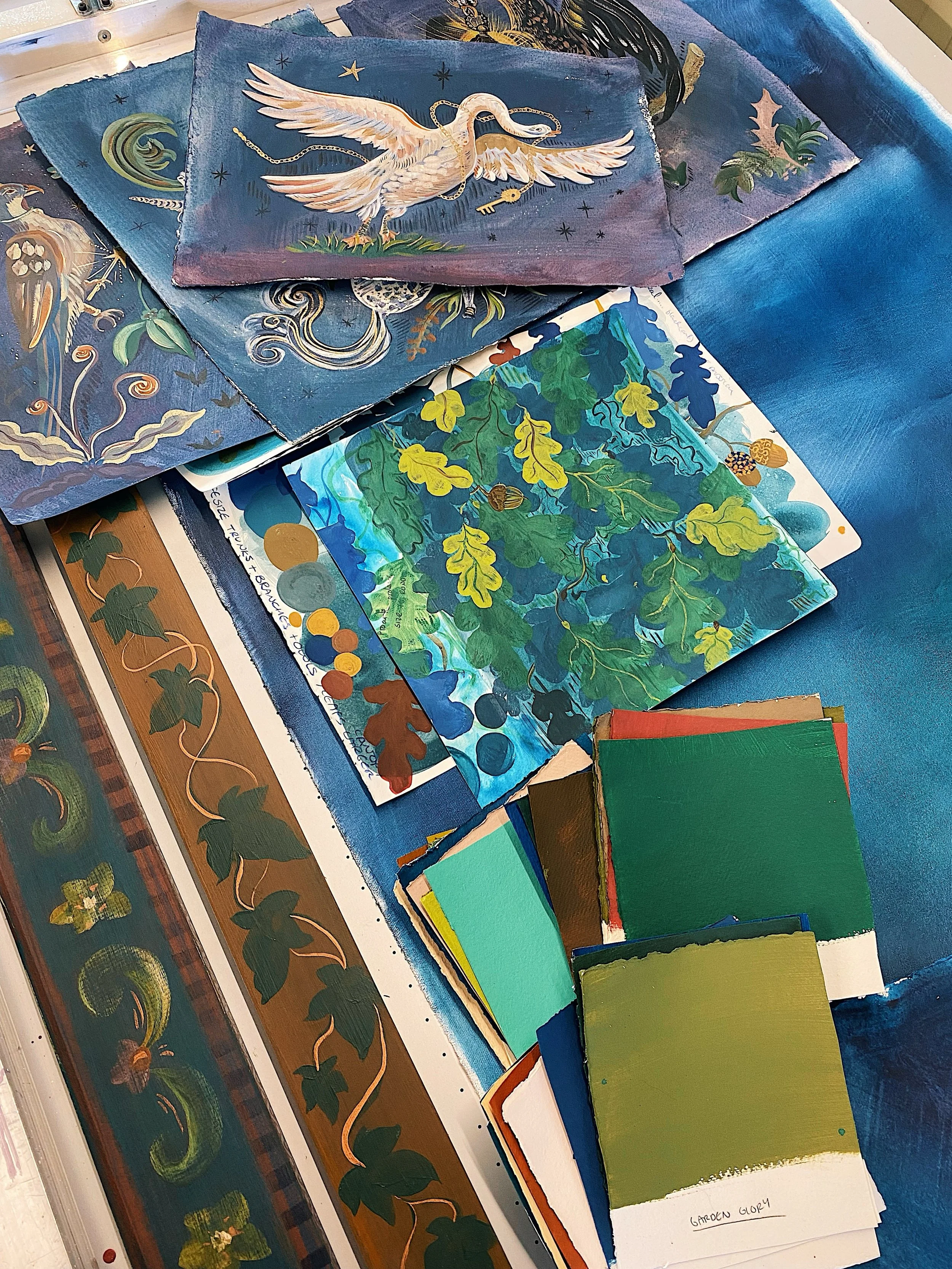Studio samples and swatches 👩🏻&zwj;🎨🎨