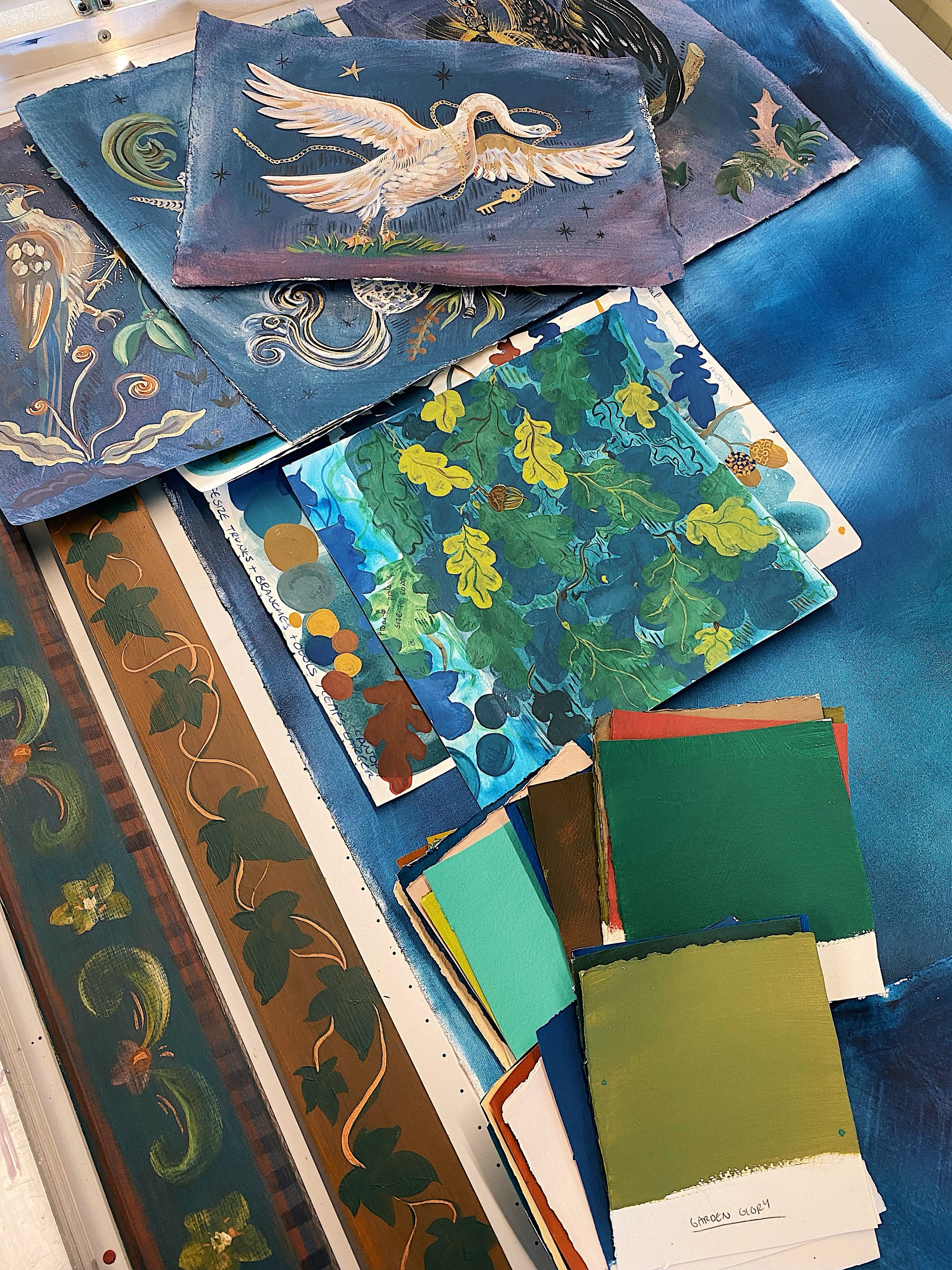 Studio samples and swatches 👩🏻&zwj;🎨🎨