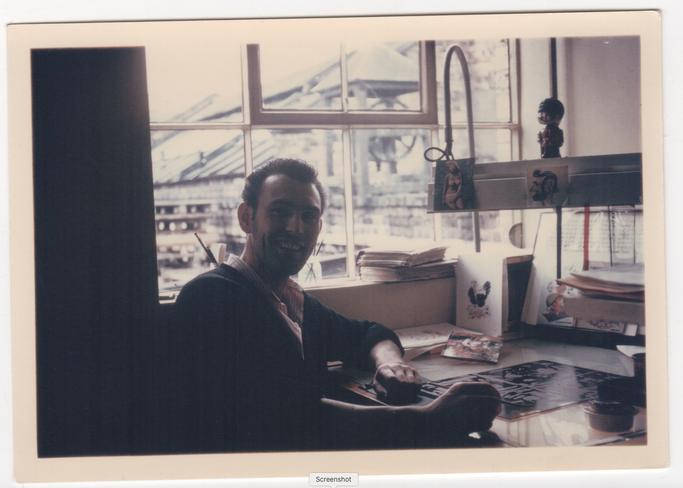 Lynsey Jean Henderson’s father working as a lithographer at Thomas Nelson & Sons print works in Edinburgh
