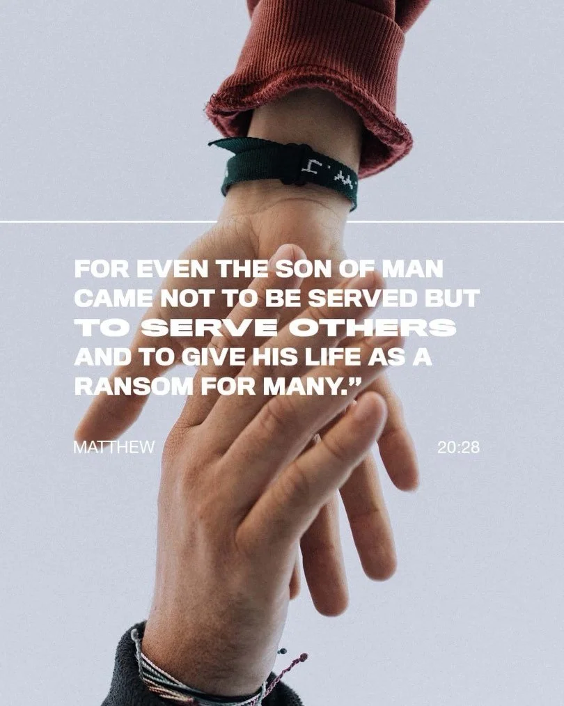 Look to Jesus, He is our perfect example of how to live. Matthew 20:28 says how He came to serve not to be served and to give His life.

Who can you serve?
And are you willing to give your life?

This is what our chaplains strive to do.

#serveothers