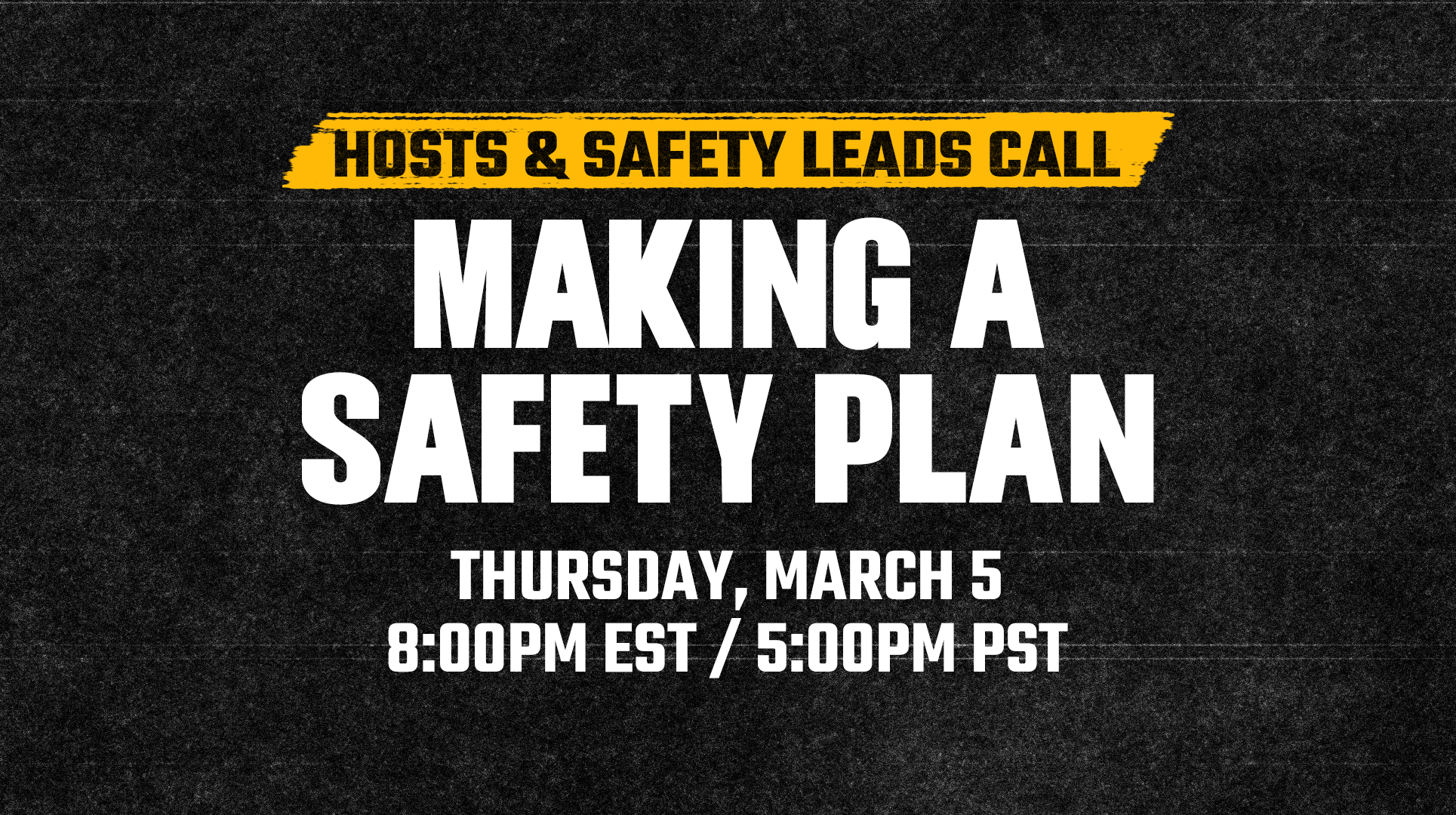 Making a Safety Plan