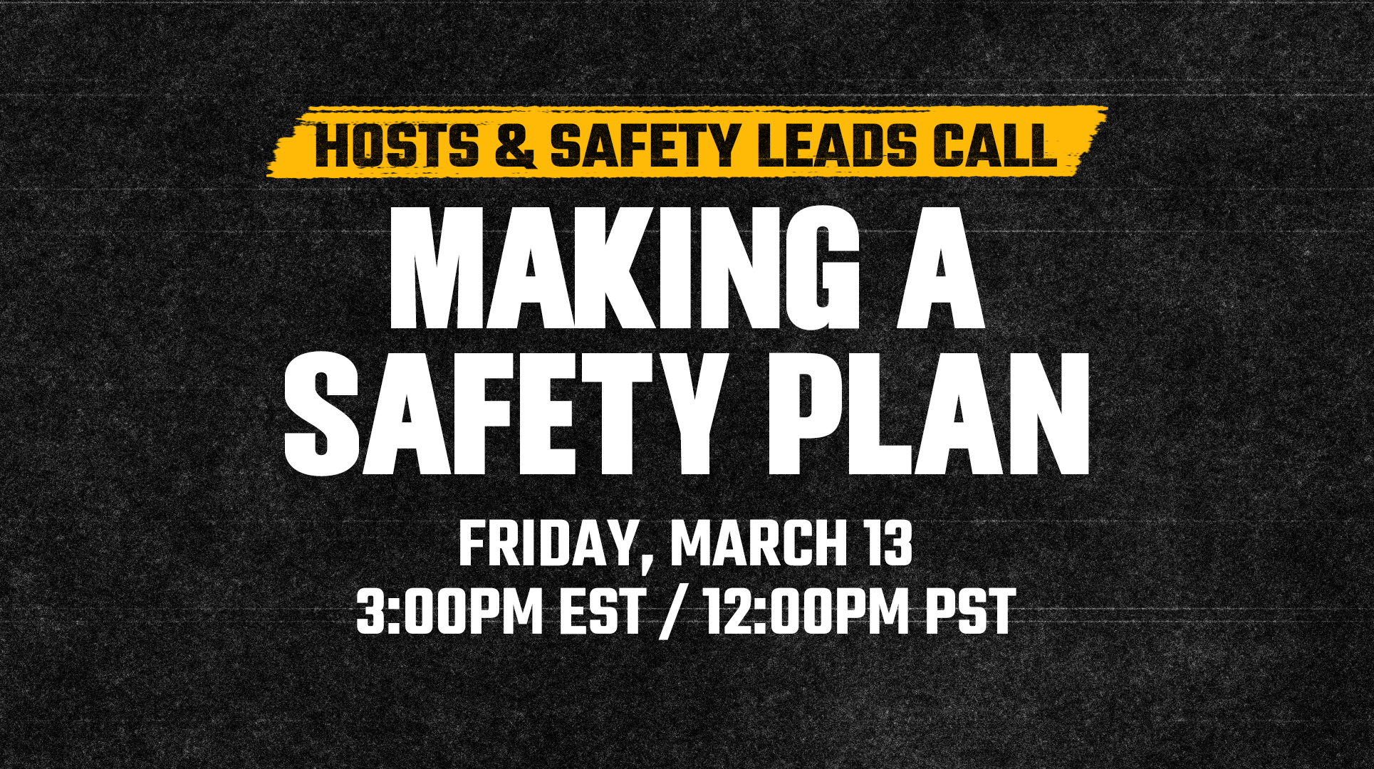 Making a Safety Plan