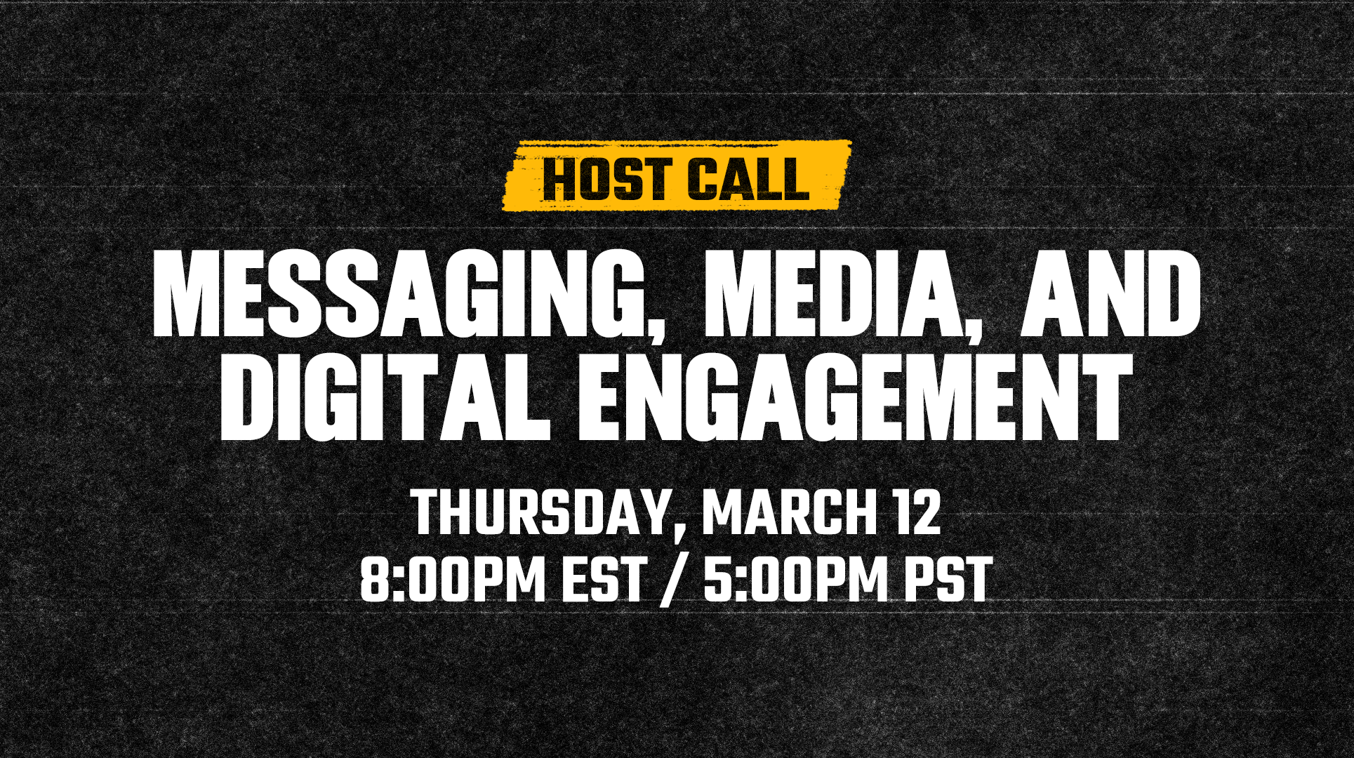 Messaging, Media, and Digital Engagement Training