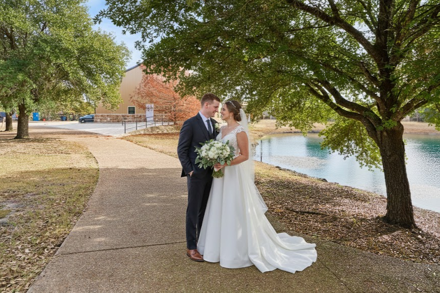 couple getting married in the ritz on buffalo creek