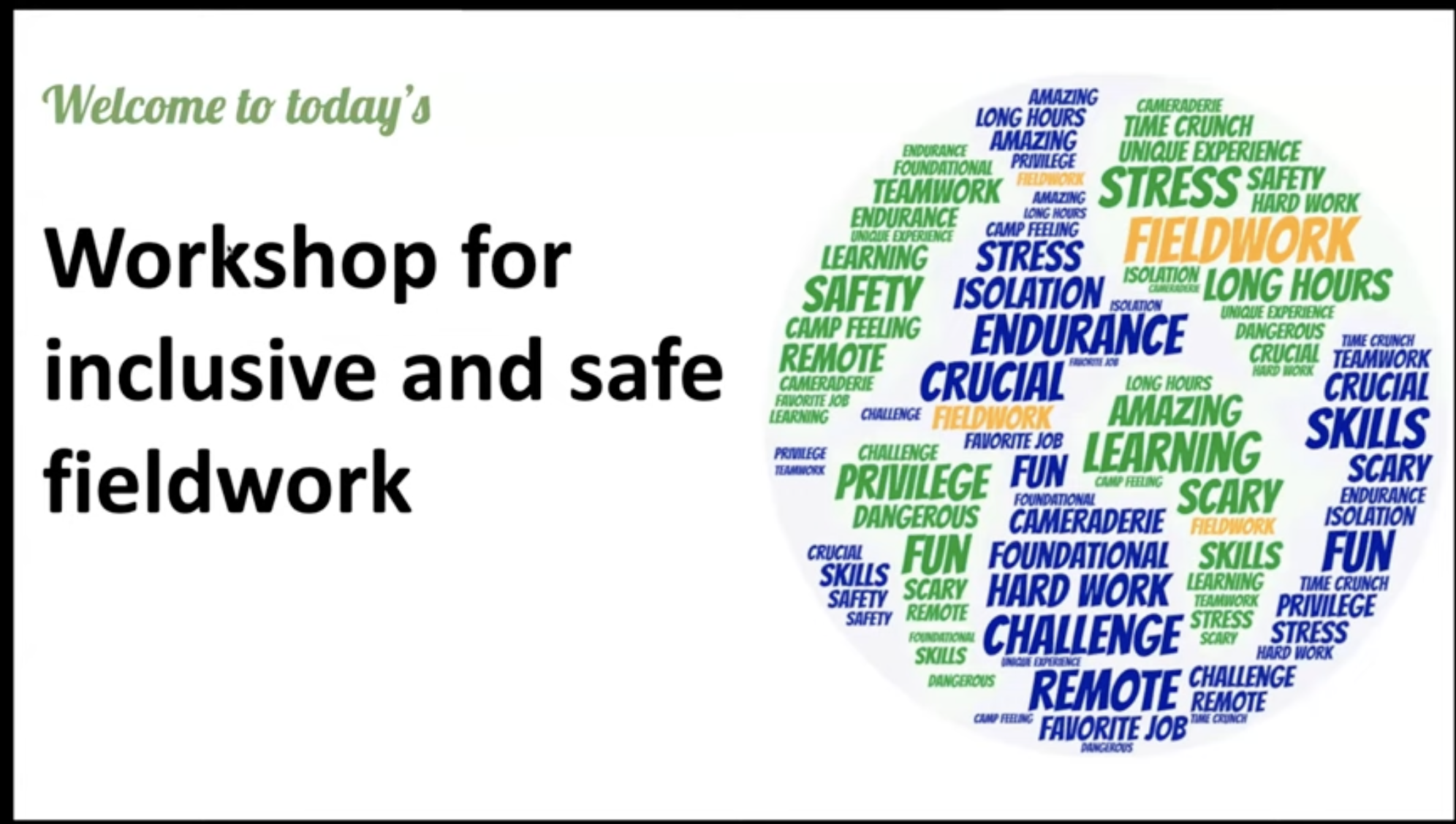 Event 4: Ameriflux Fieldwork Safety Plan
The AmeriFlux-DEI committee is developing resources that include the physical and psychological safety aspects of fieldwork that site teams can adapt to their unique needs. The template aims to support new and