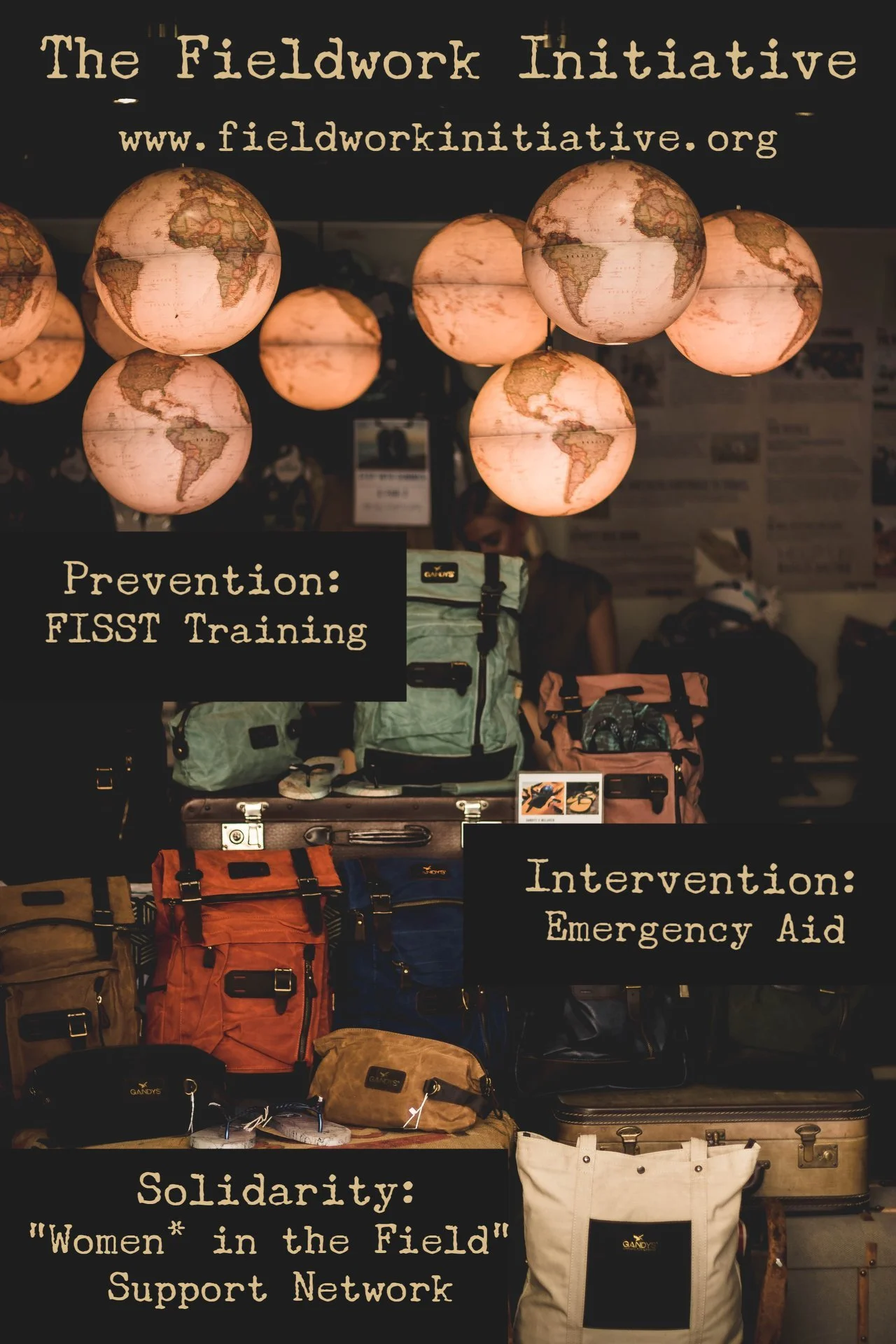 Event 3: Fieldwork Initiative to Stop Sexualized Trauma
Informative training session regarding the prevention, awareness, support and reporting of sexual harassment and trauma in field research settings. Provided in collaboration with The Fieldwork I