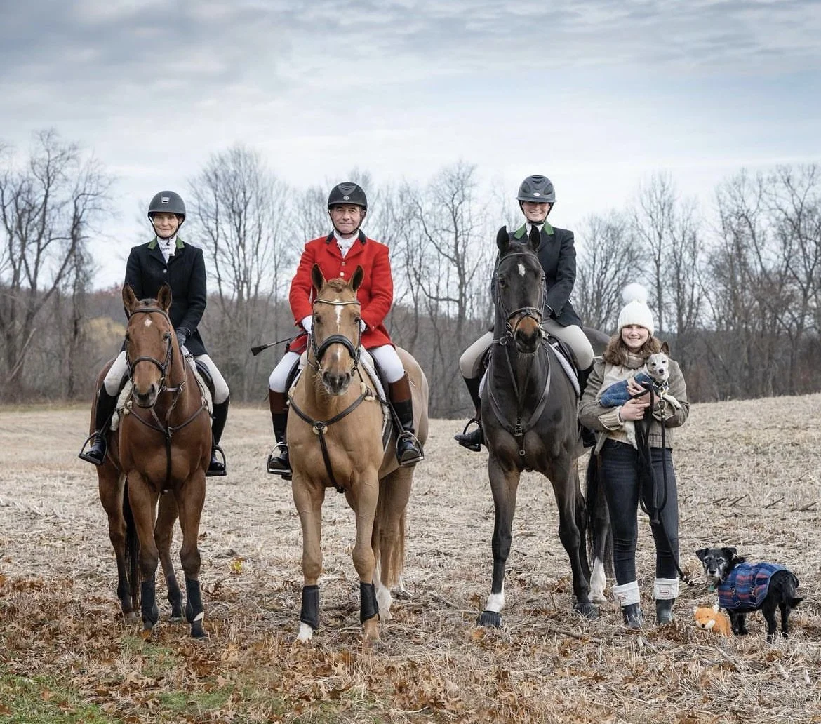 Millbrook Hunt board members on horseback