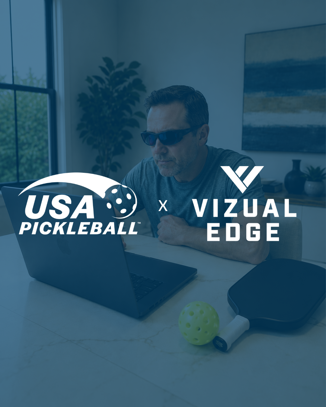 Vizual Edge Named Official Vision Training Partner of USA Pickleball