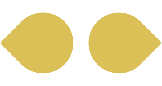 Twee gepaarde visvormen, een linker vis en een rechter vis, op een zwarte achtergrond.