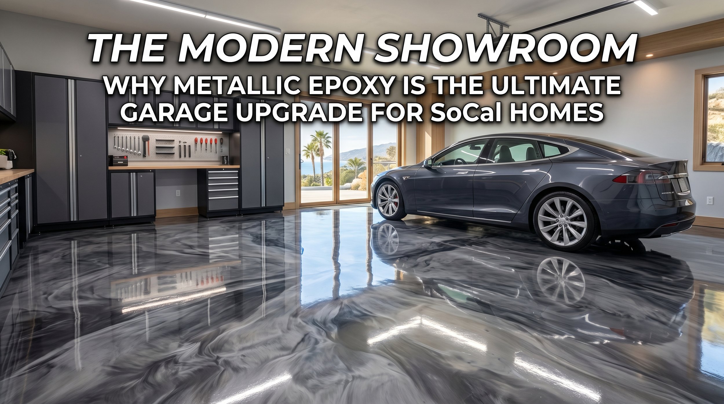The Modern Showroom: Why Metallic Epoxy is the Ultimate Garage Upgrade for SoCal Homes