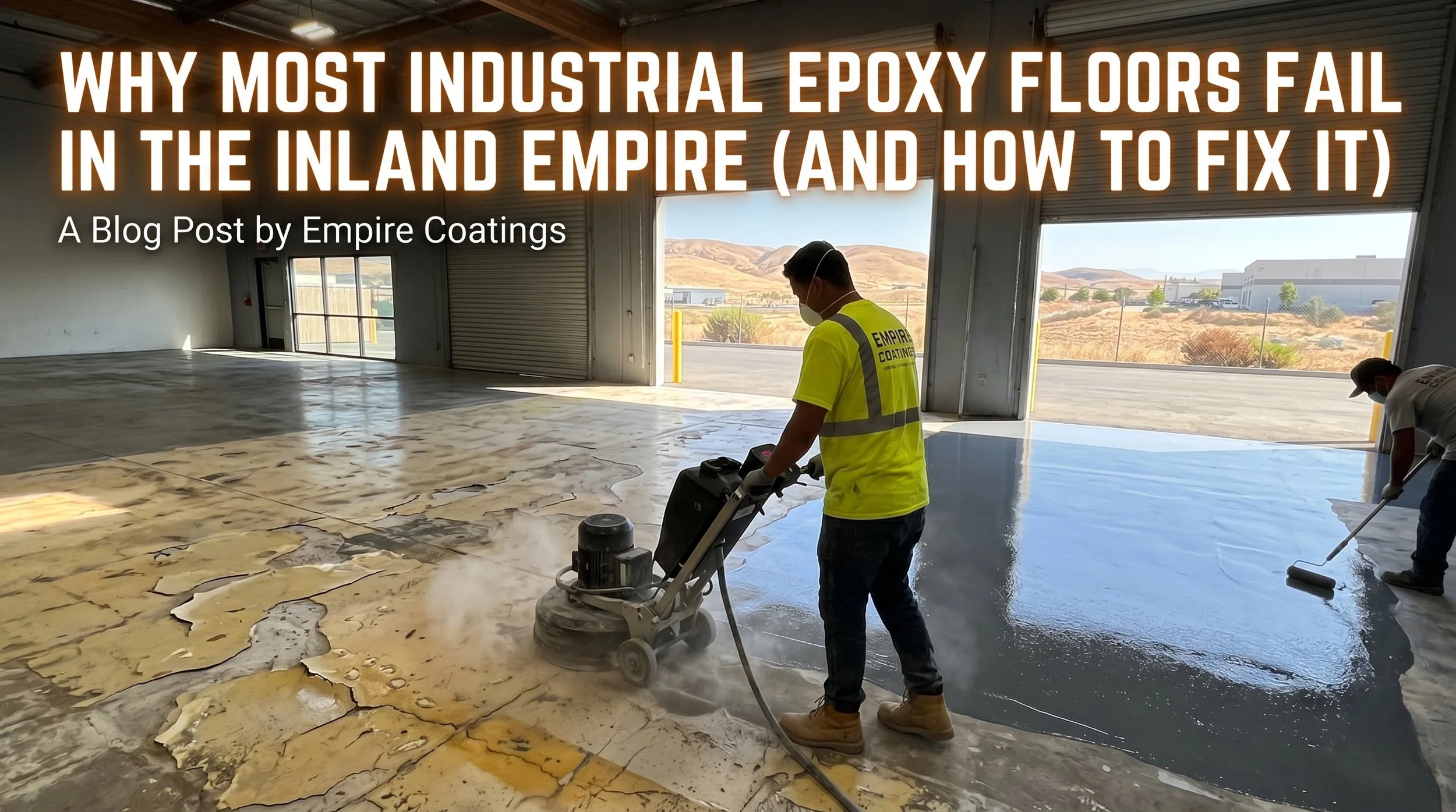 Why Most Industrial Epoxy Floors Fail in the Inland Empire (And How to Fix It)