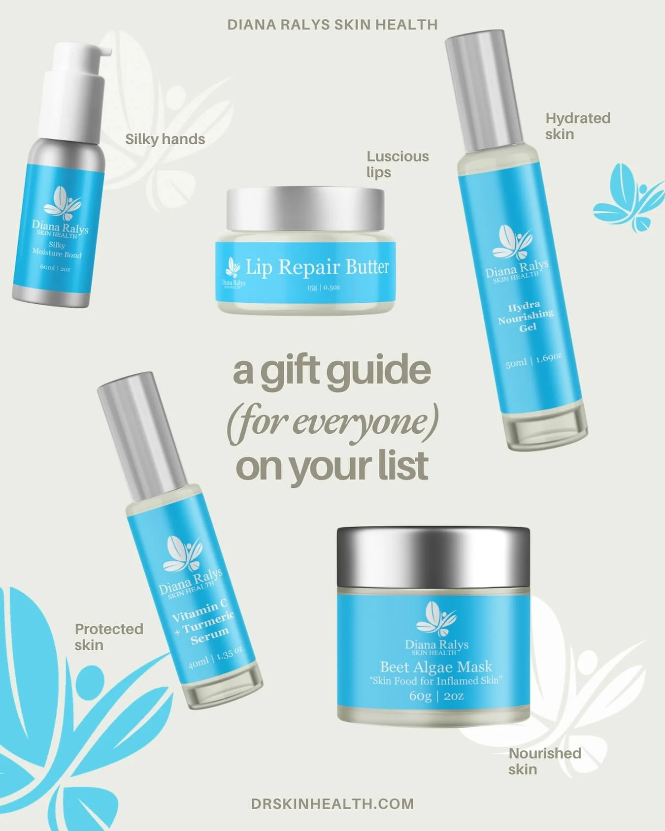 We got your gifts for all the skincare lovers on your list! Save up to 30% off, ends tonight! DM or comment below if you have any product questions 🩵🦋