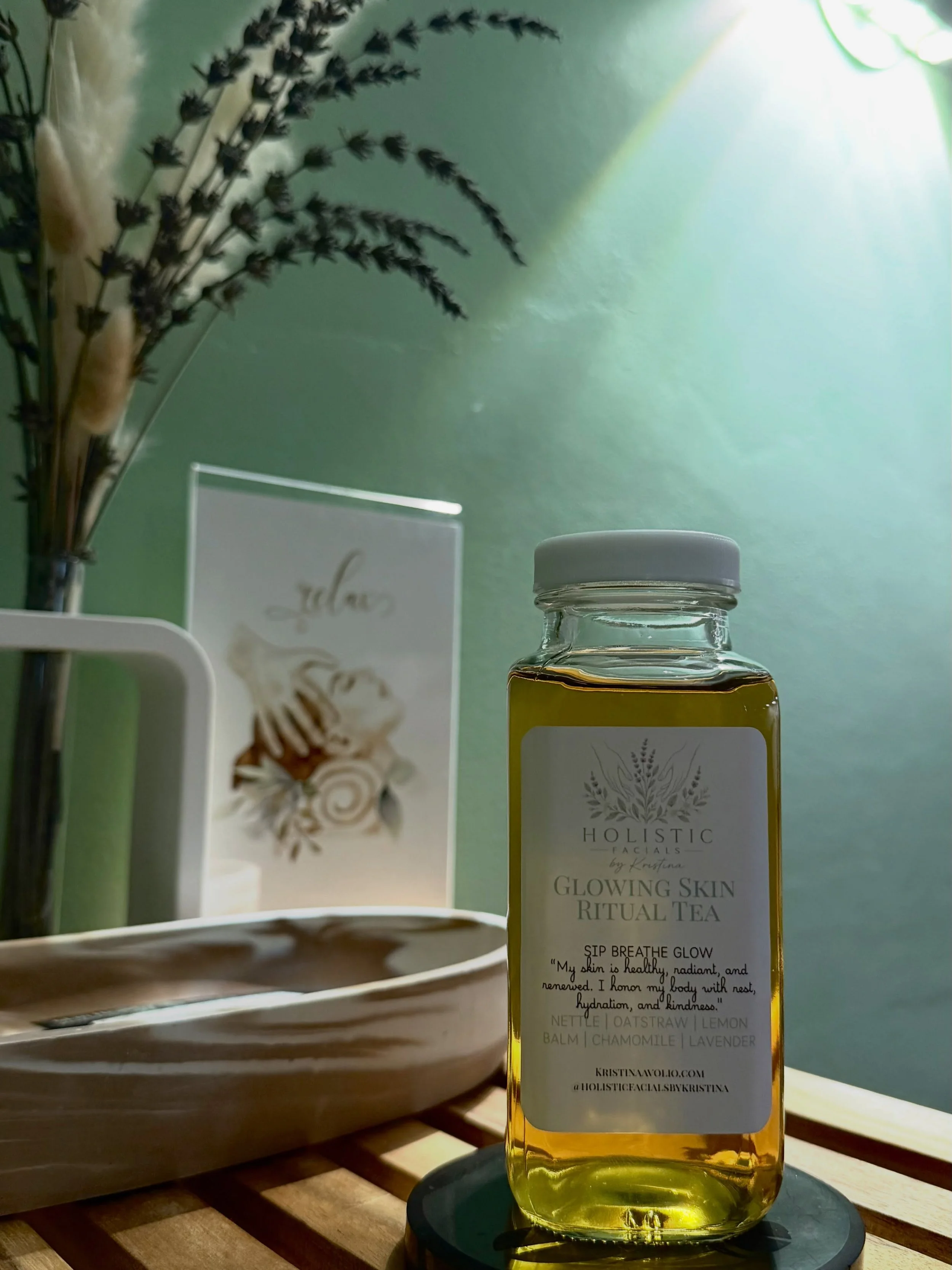 There&rsquo;s something quite refreshing waiting for you at your next appointment! 

This mineral dense but calming tea infusion has been a favorite of mine for months now. I first started drinking it when I was pregnant and through my postpartum. No