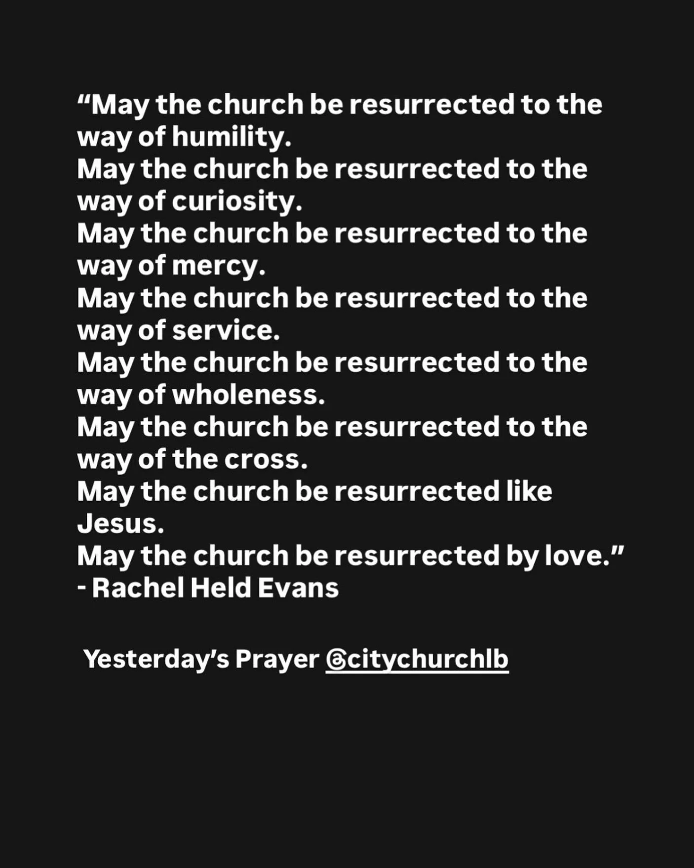 Yesterday we looked at what the resurrection actually meant to the early followers and friends of Jesus. It transformed them, radicalized them to the way of love - made them wonderfully strange like Jesus. May it be so again.