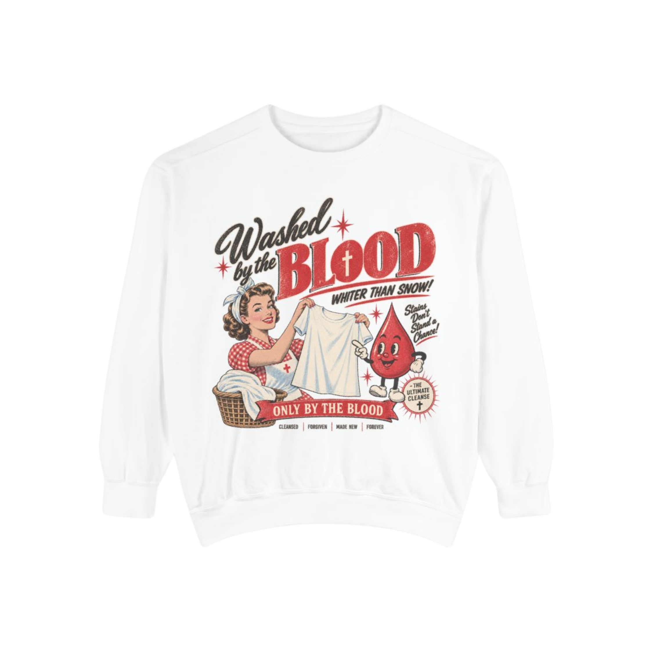Only By the Blood Oversized Sweatshirt
