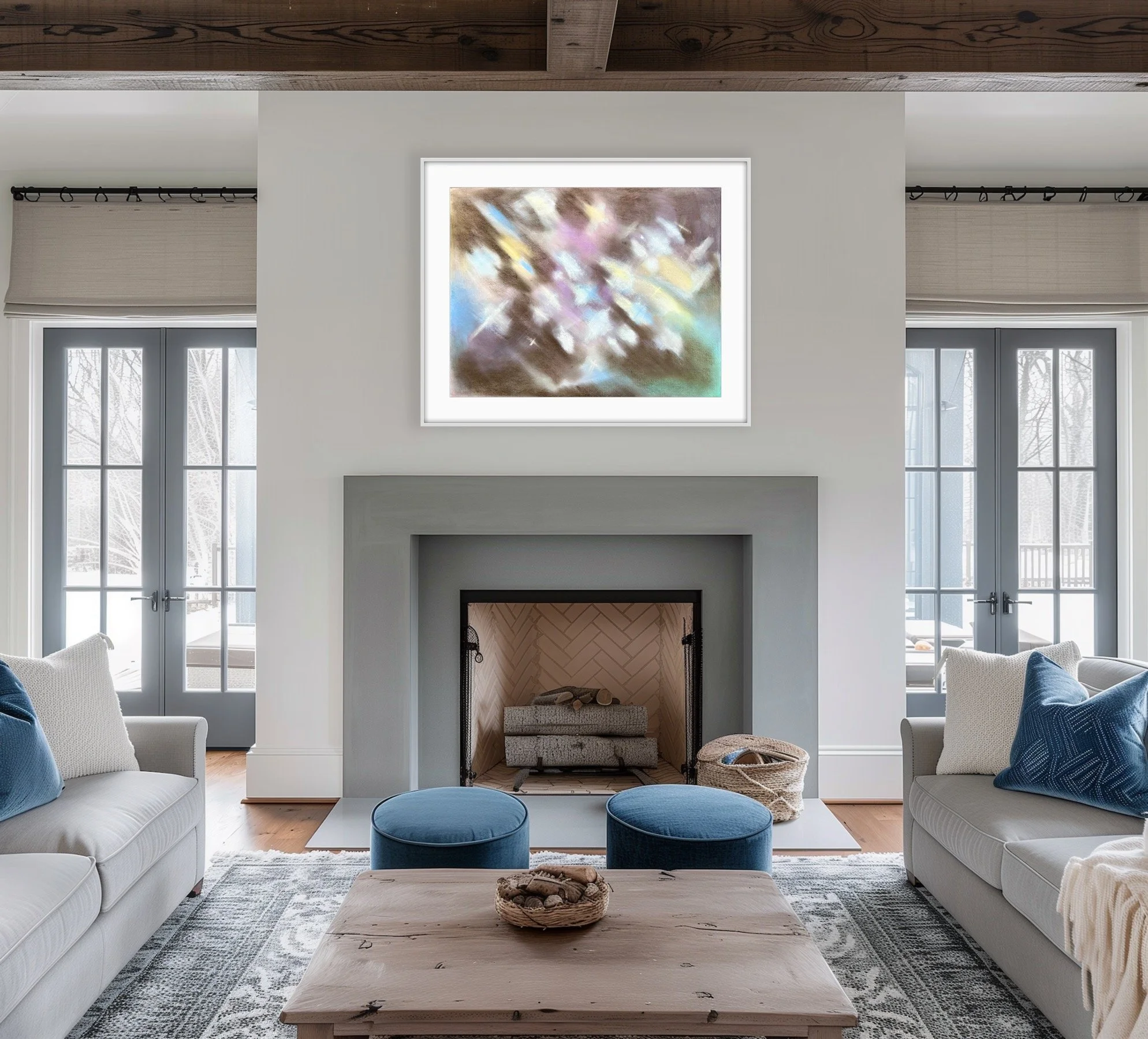 Christian painting symbolizing tears turning into joy Psalm 126:5