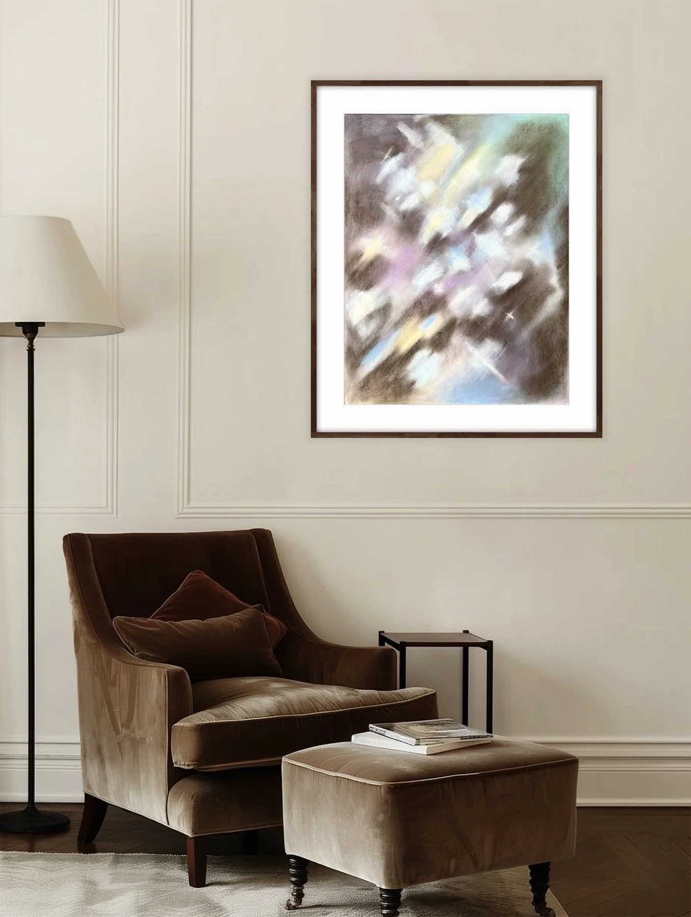 Christian painting symbolizing tears turning into joy Psalm 126:5