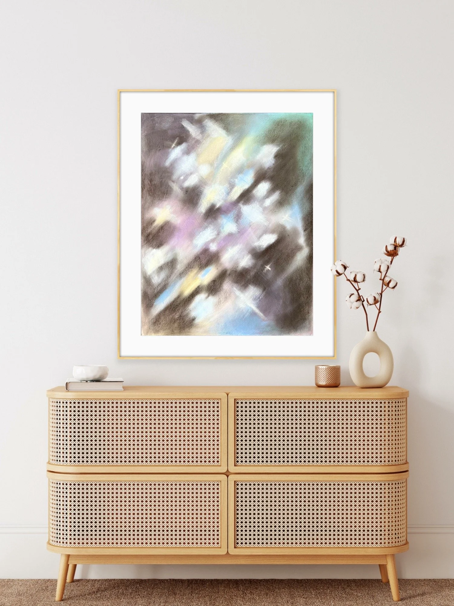 A Really Good Cry Christian art print inspired by Psalm 56:8 God keeps our tears