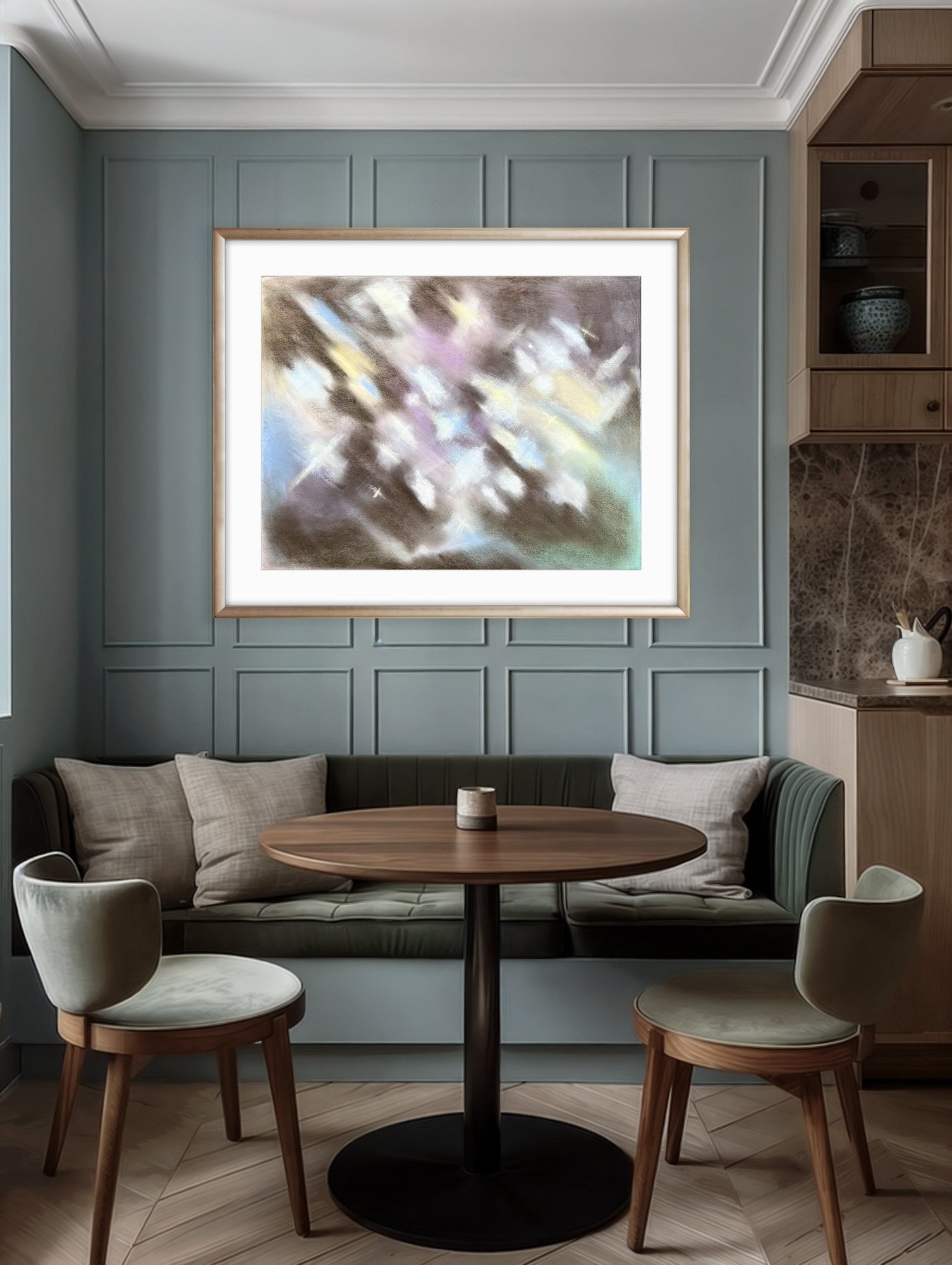 Christian painting symbolizing tears turning into joy Psalm 126:5