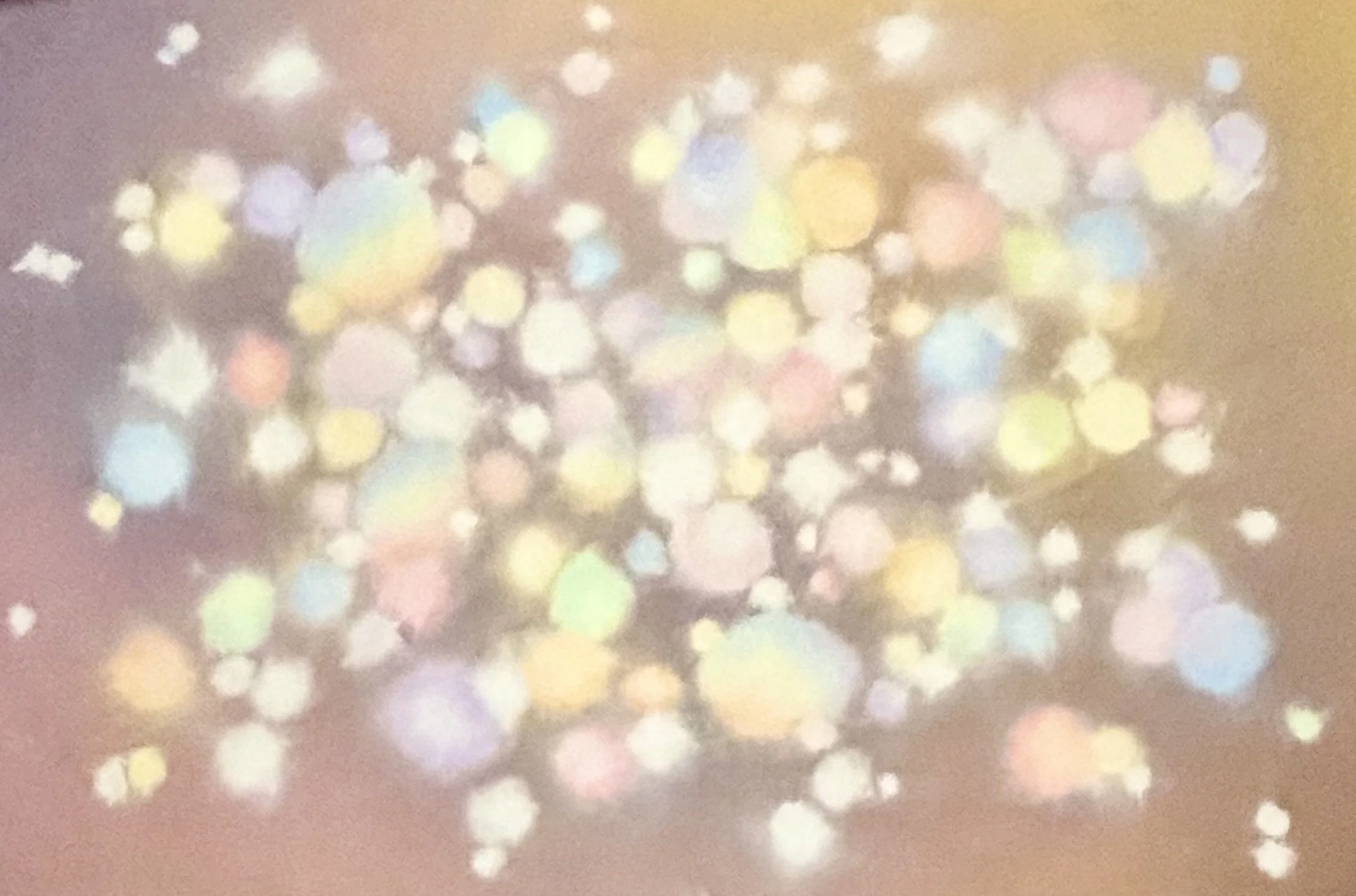 Heavenly Dwelling Christian wall art giclée print abstract colorful painting heaven touching earth