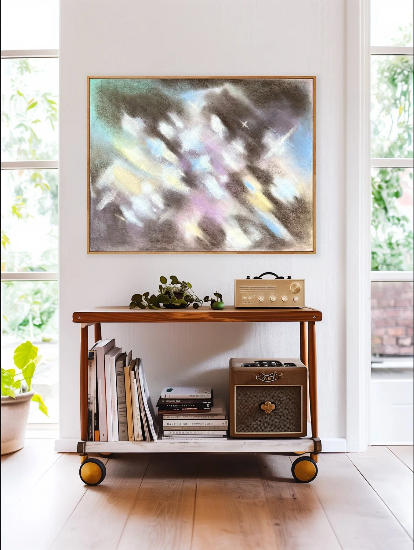 Faith-based wall art showing emotional healing and biblical grief comfort